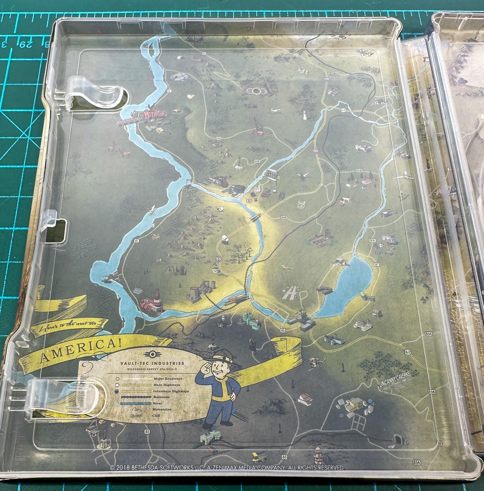 Fallout 76 SteelBook Case Multi-Platform Game CASE ONLY No Game Disc Bethesda