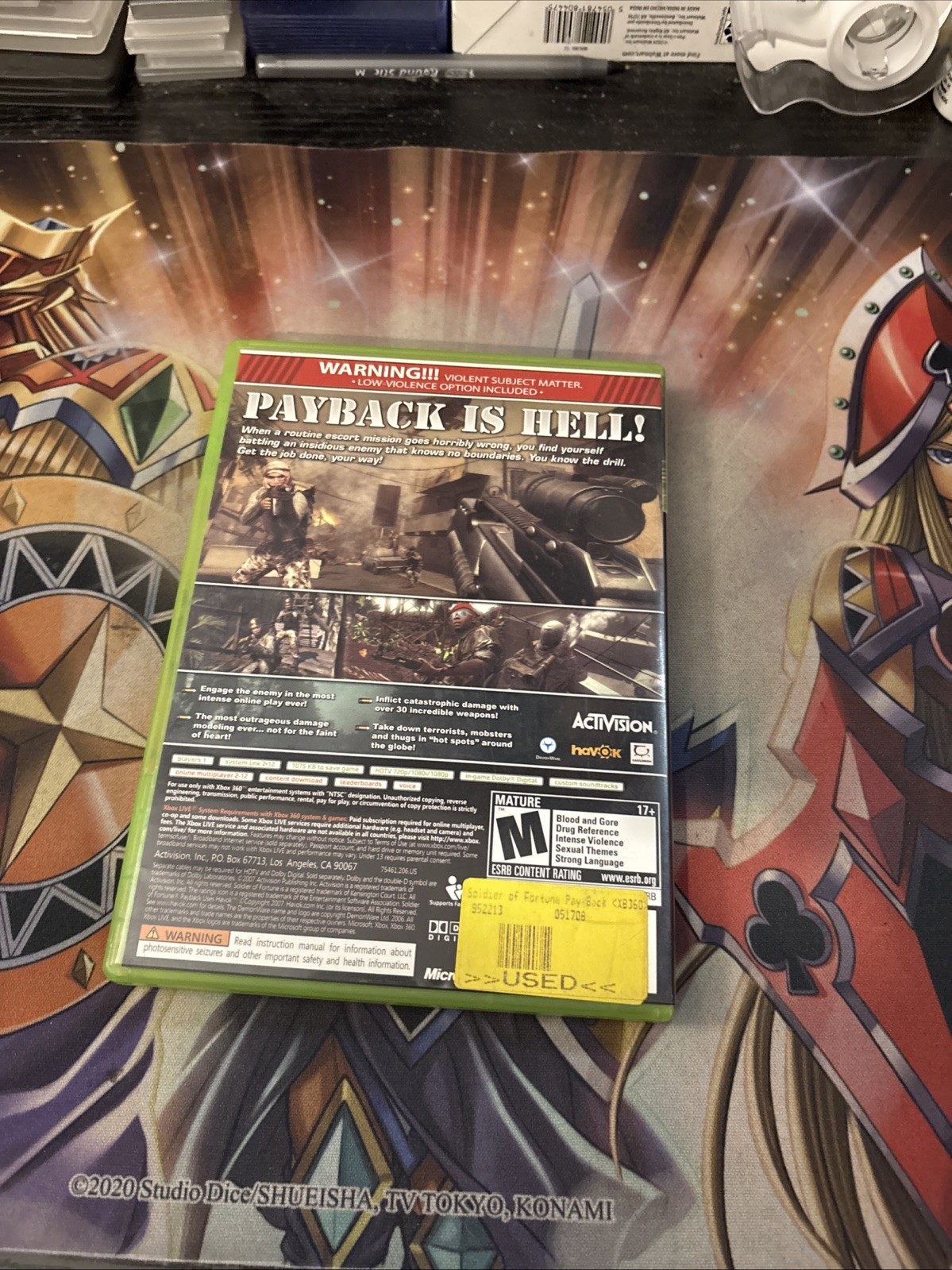 Soldier of Fortune: Payback (Microsoft Xbox 360, 2007)