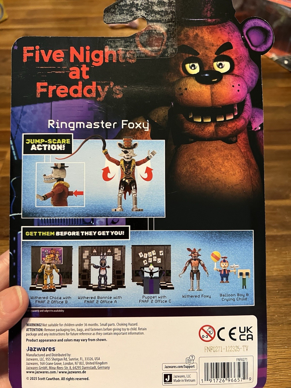 Five Nights at Freddy’s – “RINGMASTER FOXY” (TARGET EXCLUSIVE) JAZWARES *NEW*