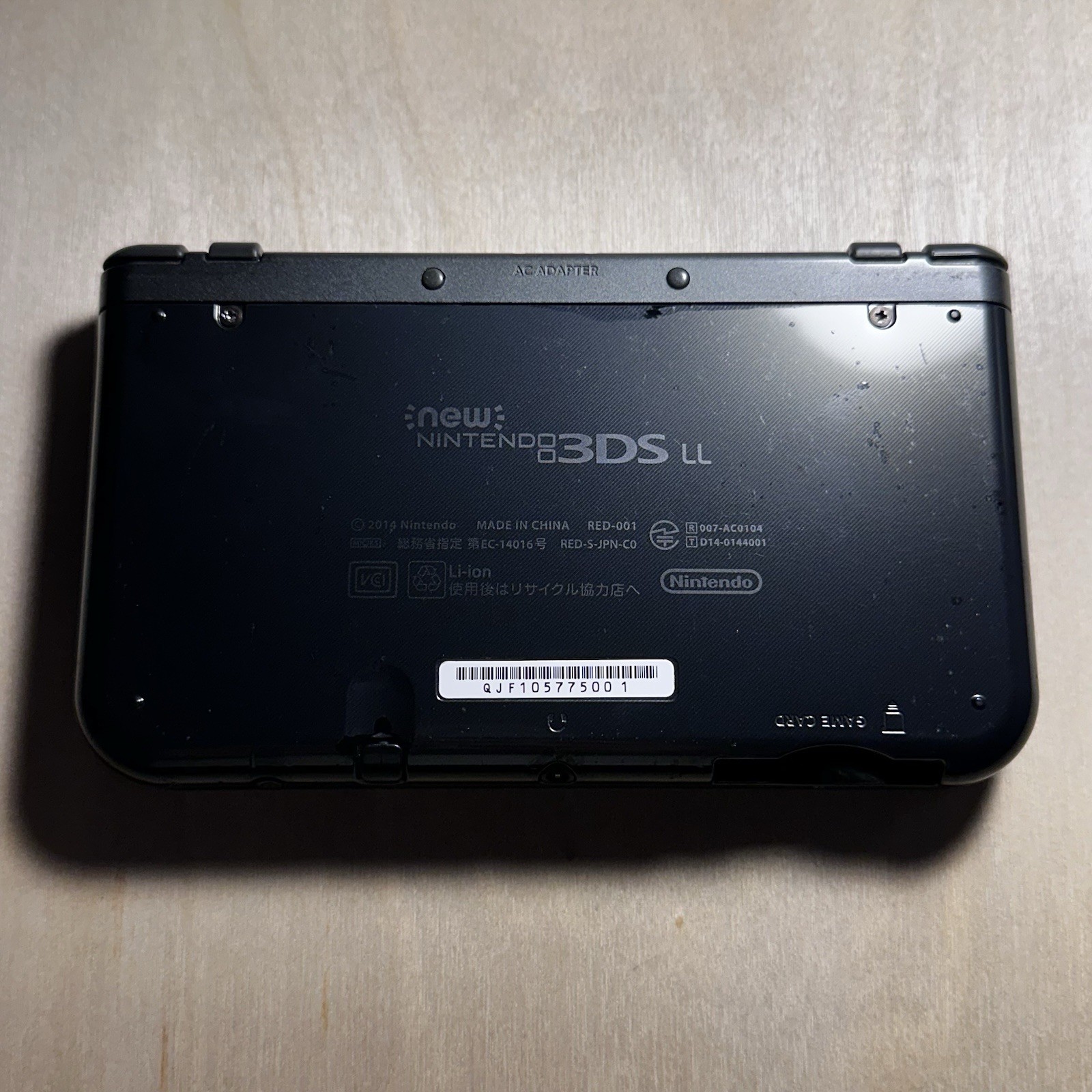 New Nintendo 3DS LL XL Top IPS Region Unlocked Metallic Black Bundle W/ Charger