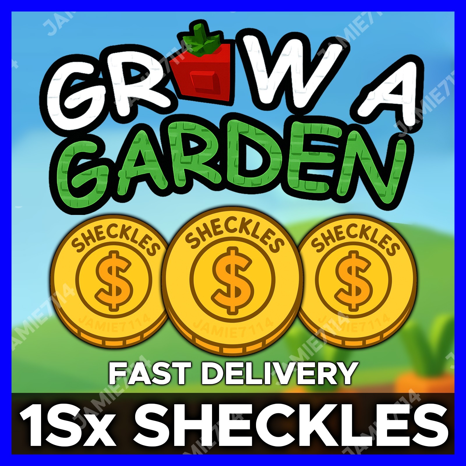 1Sx SHECKLES = 1M Flowers 🌸 | CHEAPEST + FAST |🪴Grow a Garden
