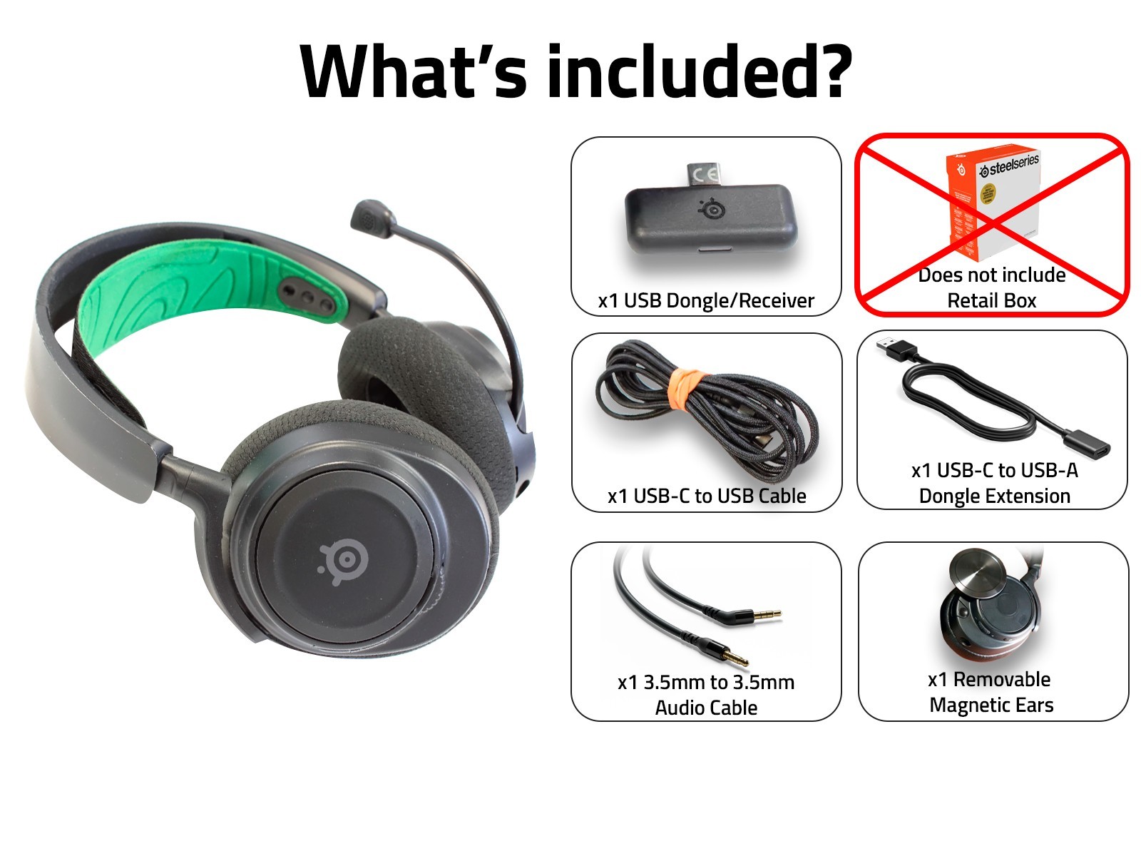 SteelSeries Arctis Nova 7X Wireless Headset For Xbox PC Switch PS4/5 W/ Dongle