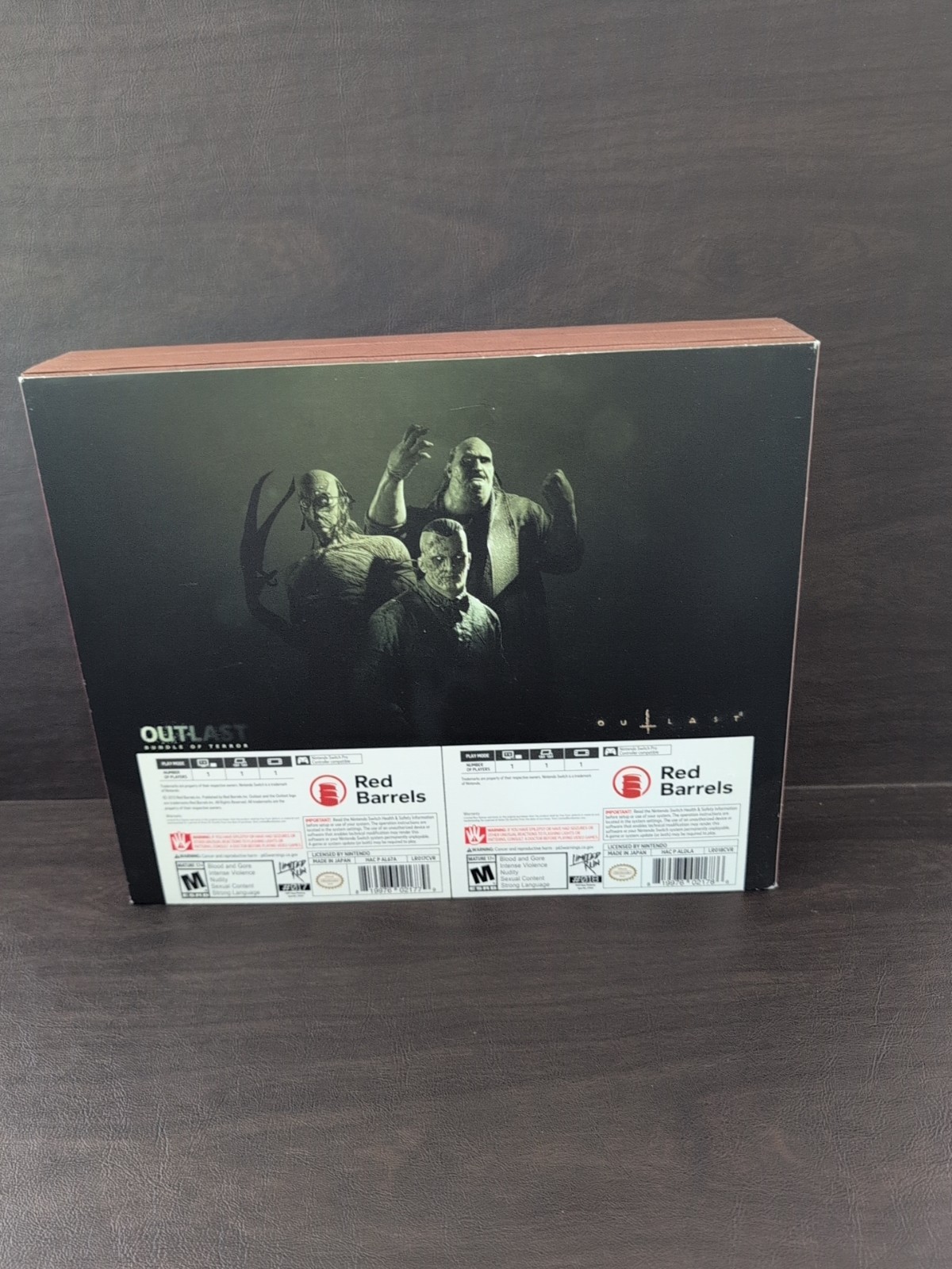 Outlast Bundle of Terror / Outlast 2 Murkoff Briefcase Edition – Switch Complete