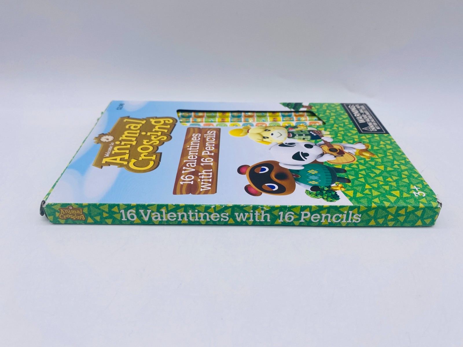 VERY RARE Animal Crossing 16 Count Pencil Valentine Collector Box NEW Open box