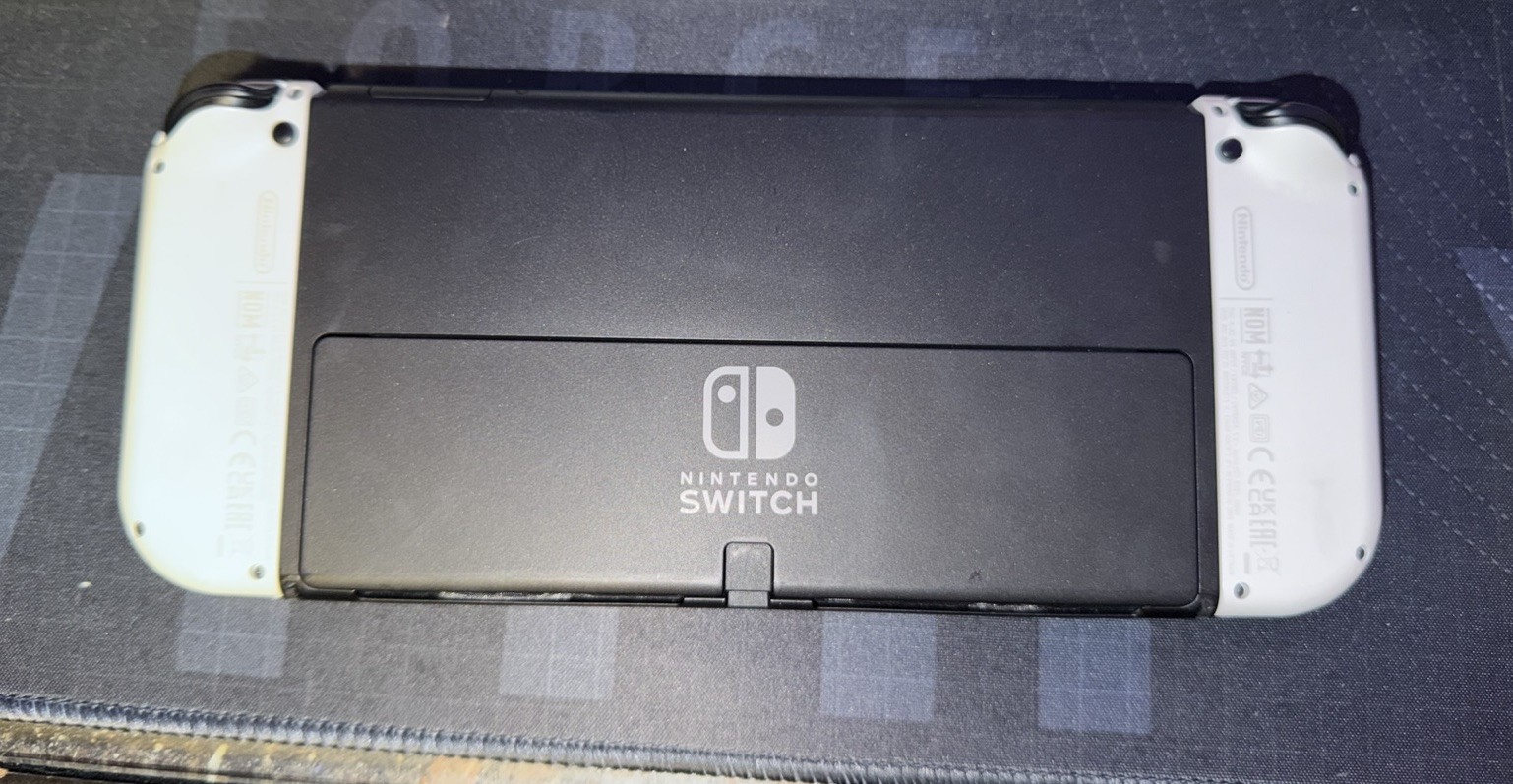 Nintendo Switch OLED Model White Handheld Console Wi-Fi Capability