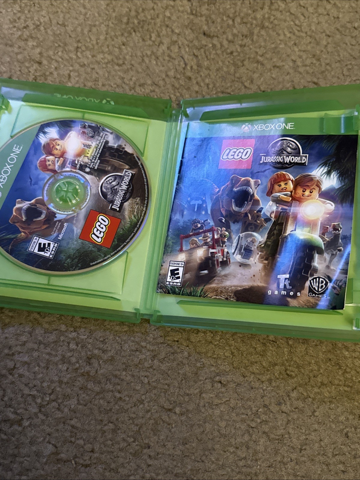 LEGO Xbox One WB LEGO Games Lot of 4 Jurassic Park Incredibles DC Villans Worlds
