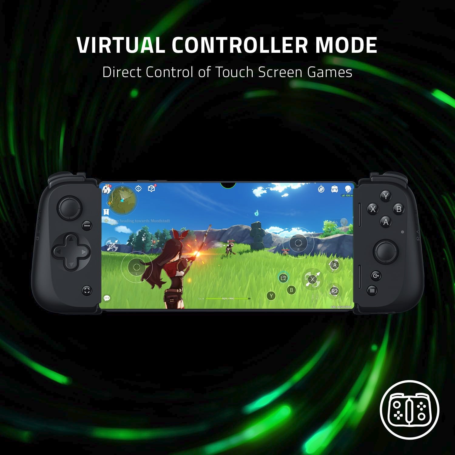 Razer Kishi V2 Mobile Ergonomic Gaming Controller for Android USB-C | RZ06-0418