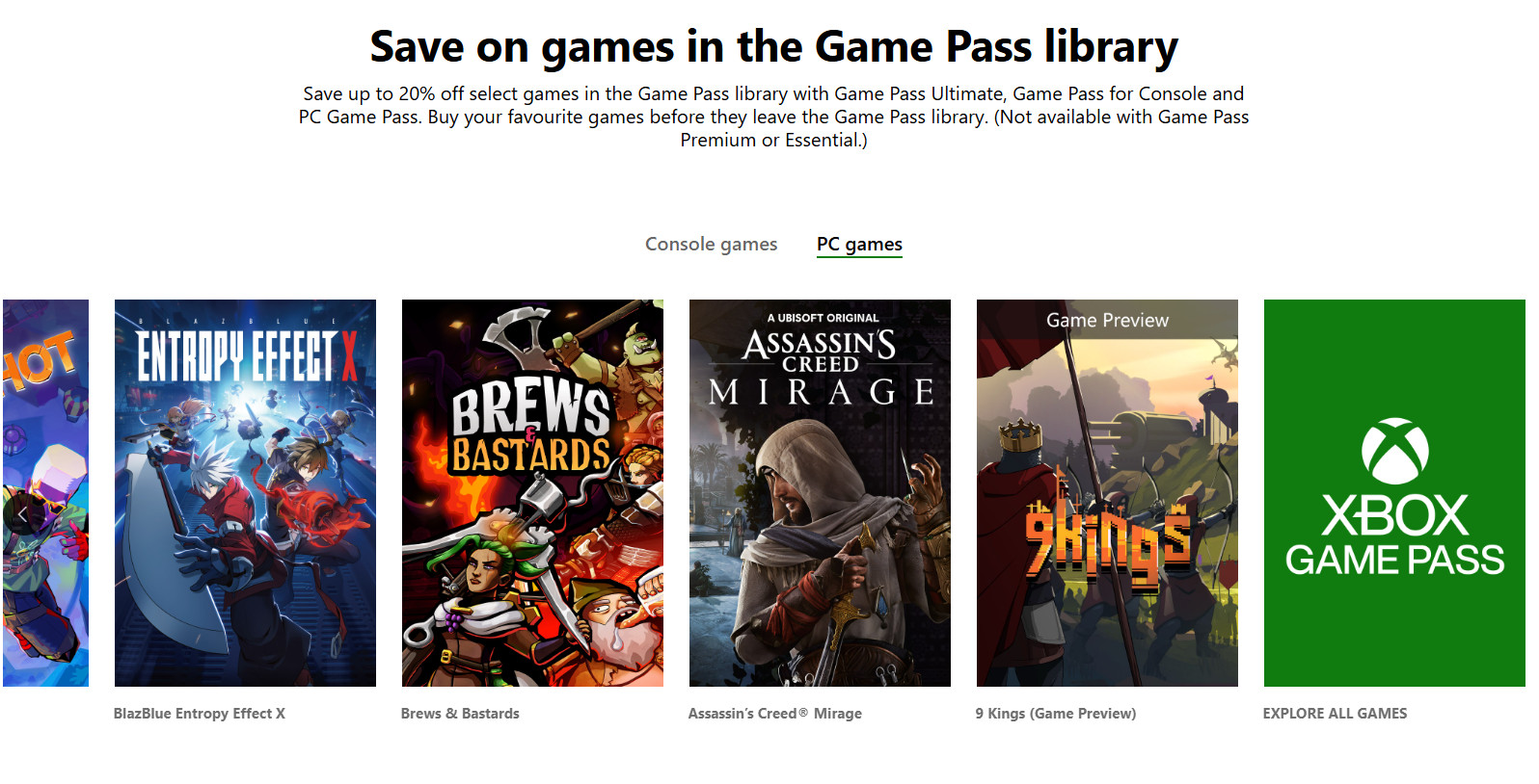 1 Month Xbox Game Pass Ultimate Xbx One/Xbox Series X|S/PC Digital Download Code