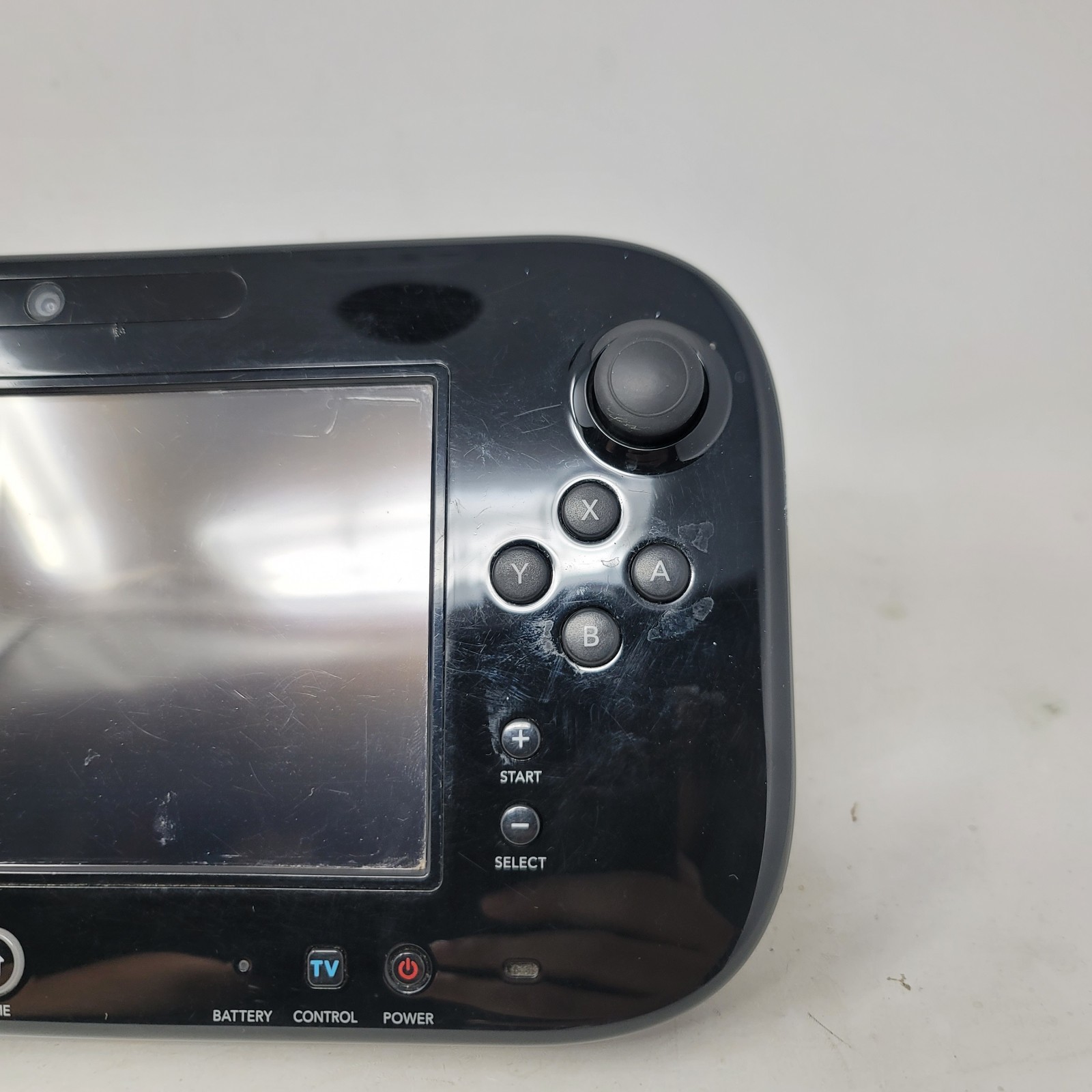 Nintendo Wii U WUP-010 Gamepad Black Damage Screen For Parts Only
