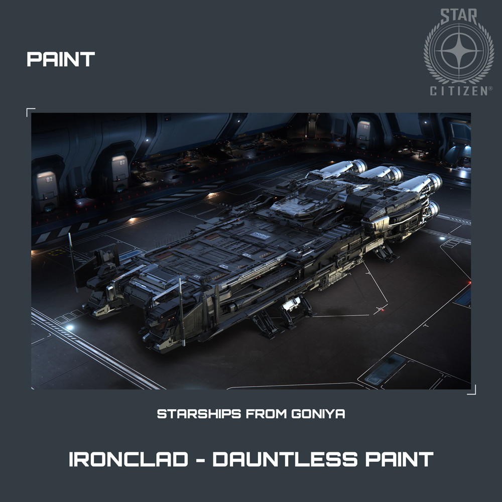 STAR CITIZEN – PAINTS – IRONCLAD – DAUNTLESS PAINT