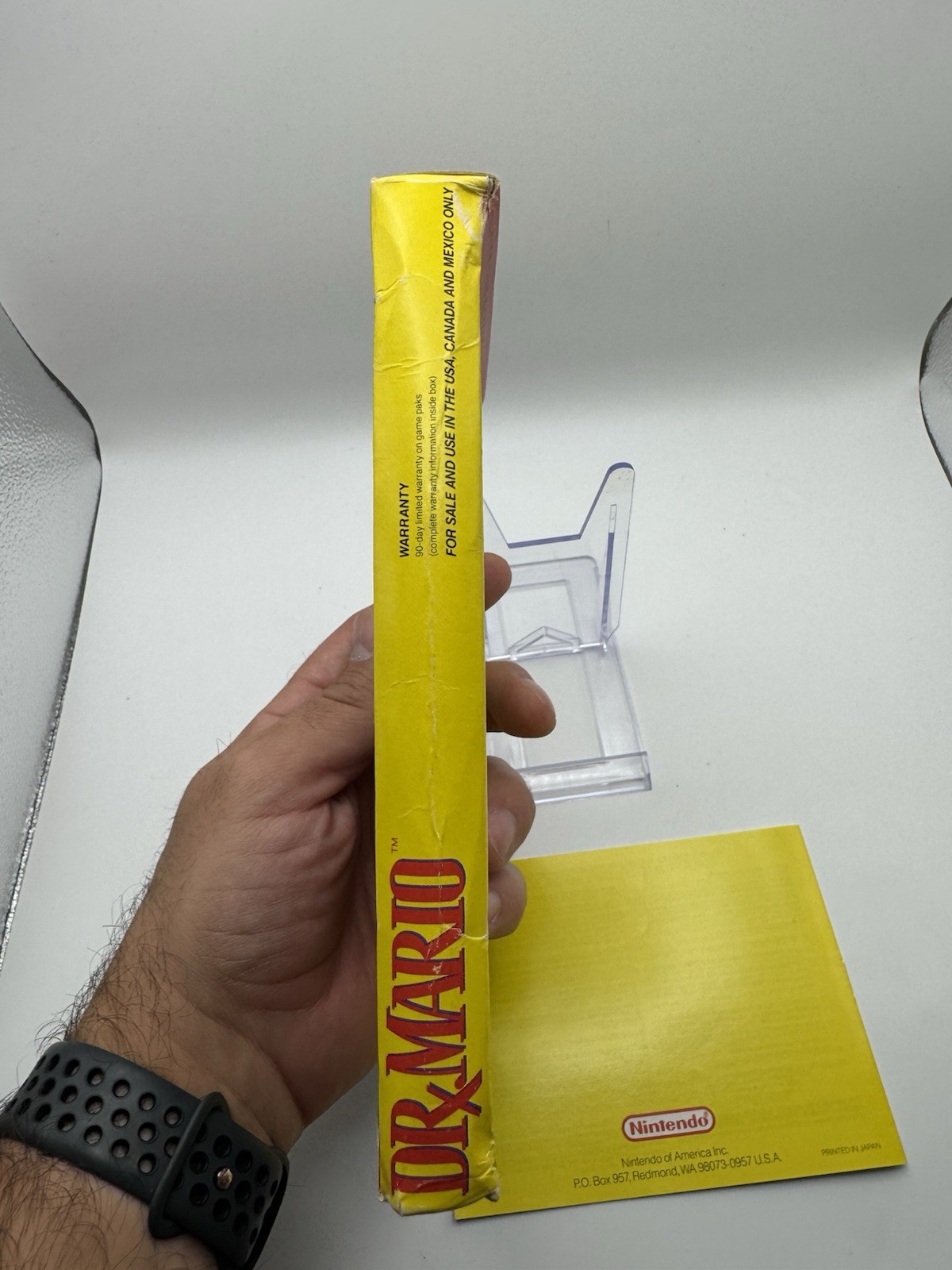 Dr. Mario NES Nintendo BOX & MANUAL ONLY – No Game – See Pics!