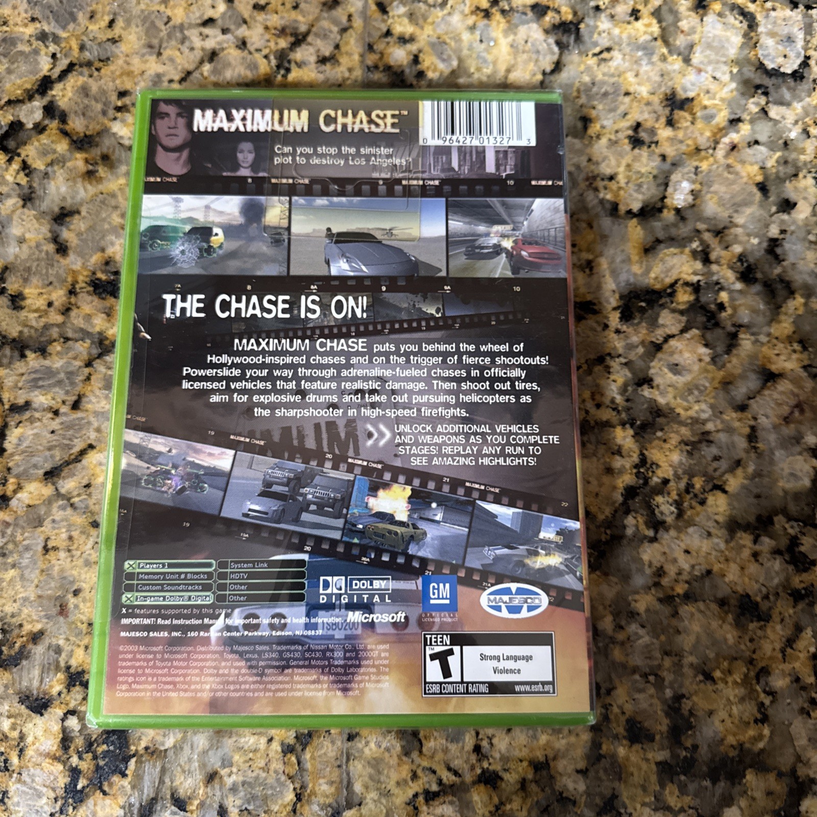 Maximum Chase (Microsoft Xbox, 2003) New/Sealed