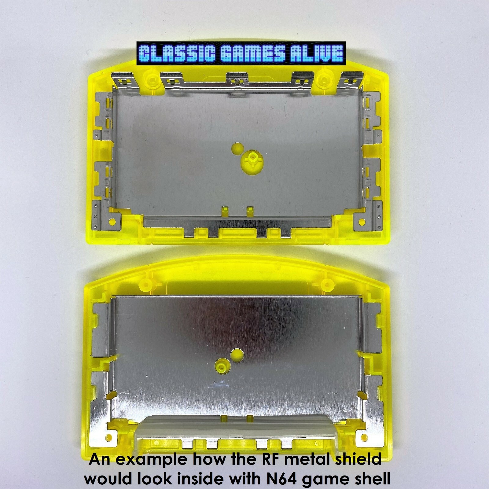 N64 Plastic Case Shell Replacement Highest Quality – Legend of Zelda- RF shield