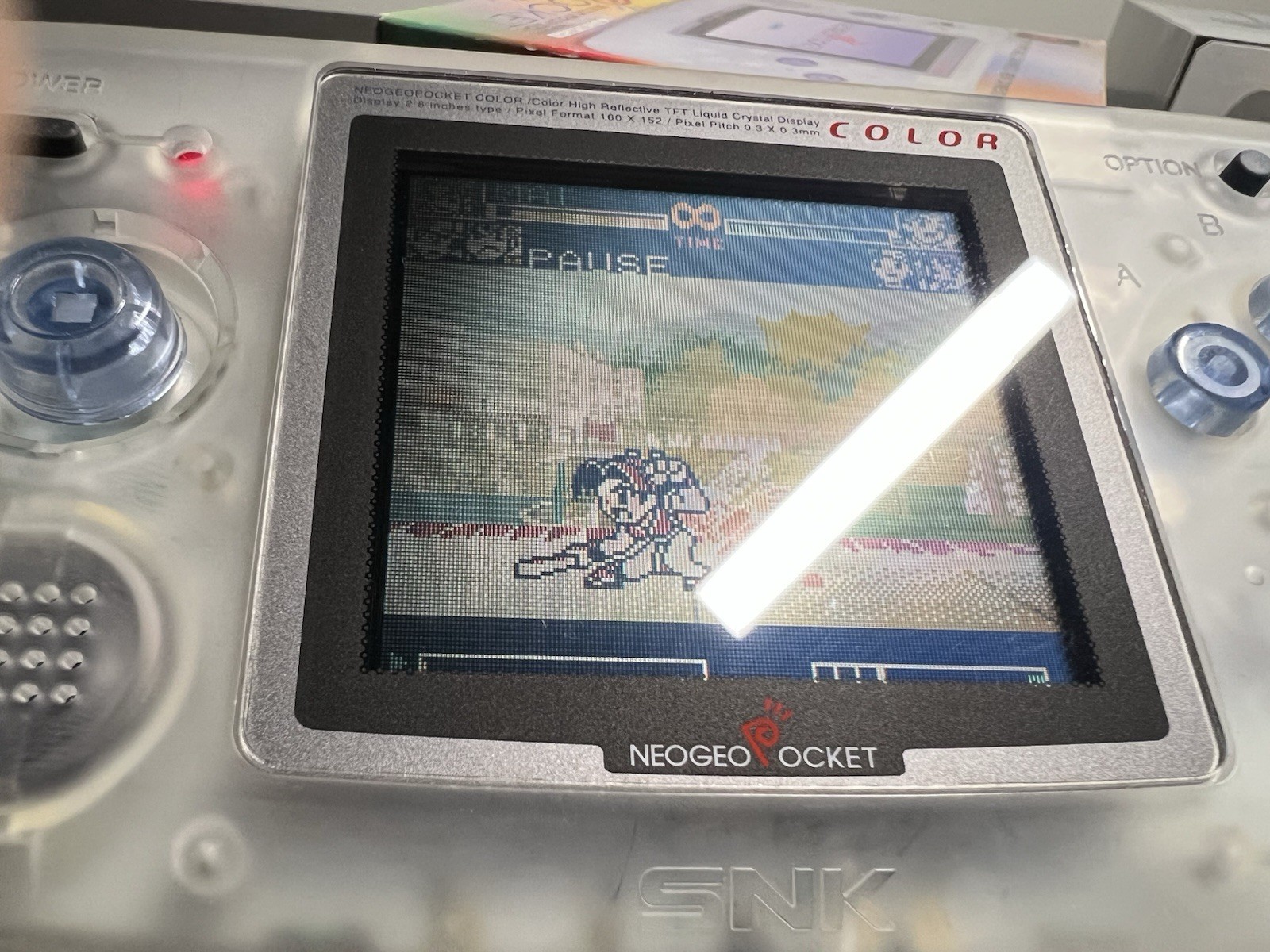 Neo Geo Pocket Color SNK Console Crystal White Comply In Box CIB