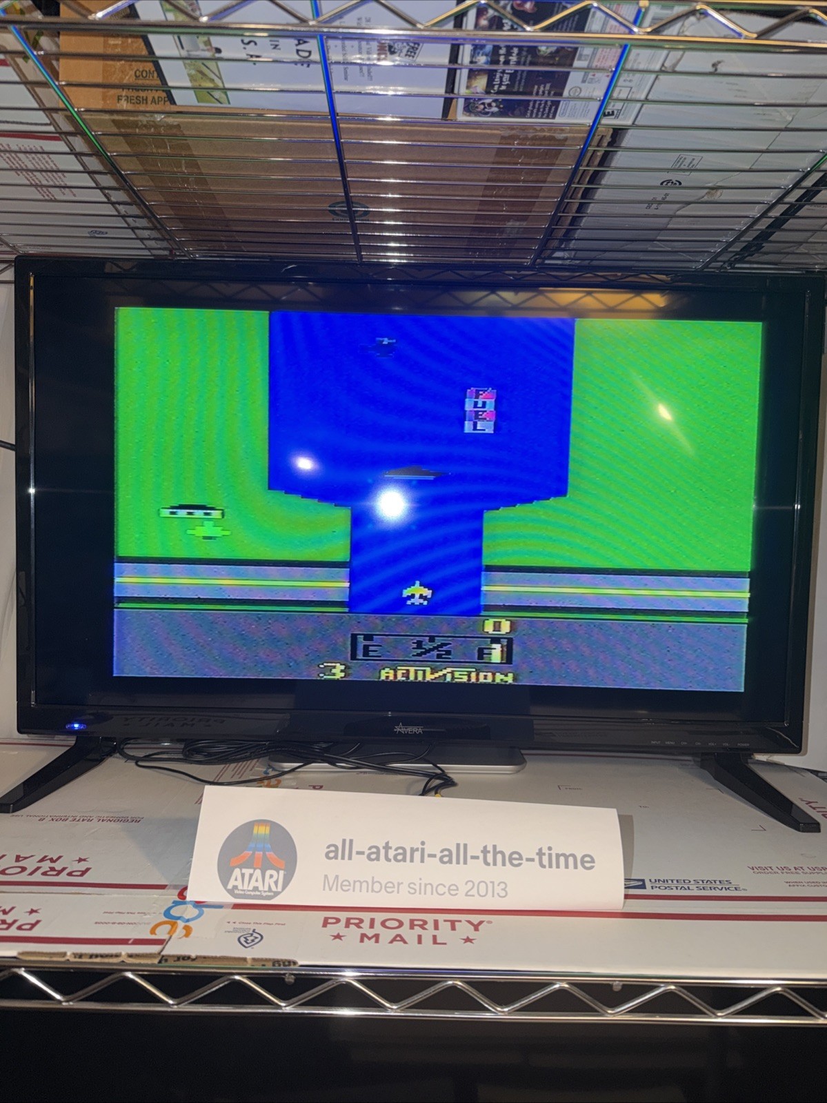 River Raid (Atari 2600, 1982) Complete – Cleaned & Tested