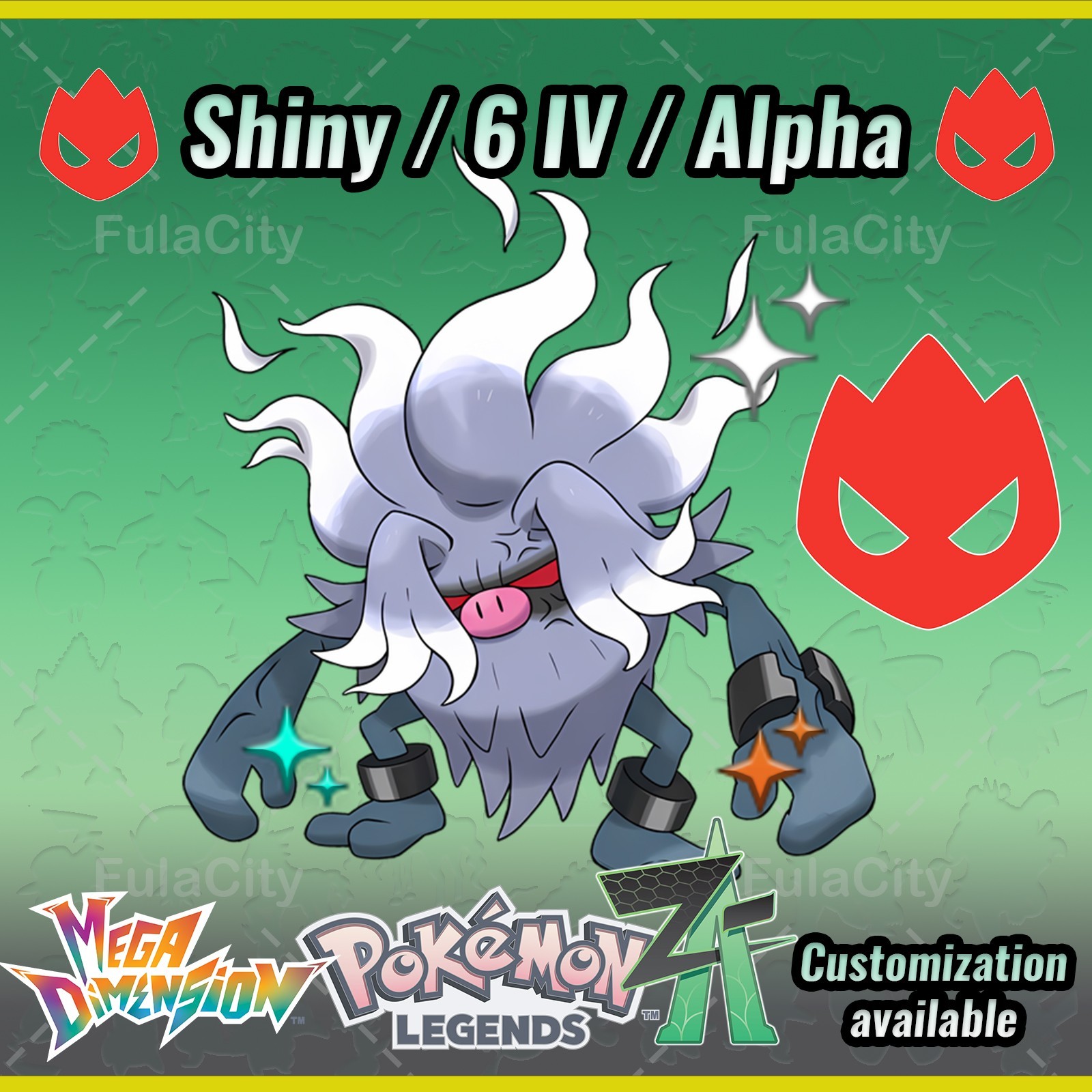 Annihilape ❗❗❗ Alpha Shiny ❗❗❗ Pokemon Legends ZA ⚫ 6 IV 🟢 @ Any item