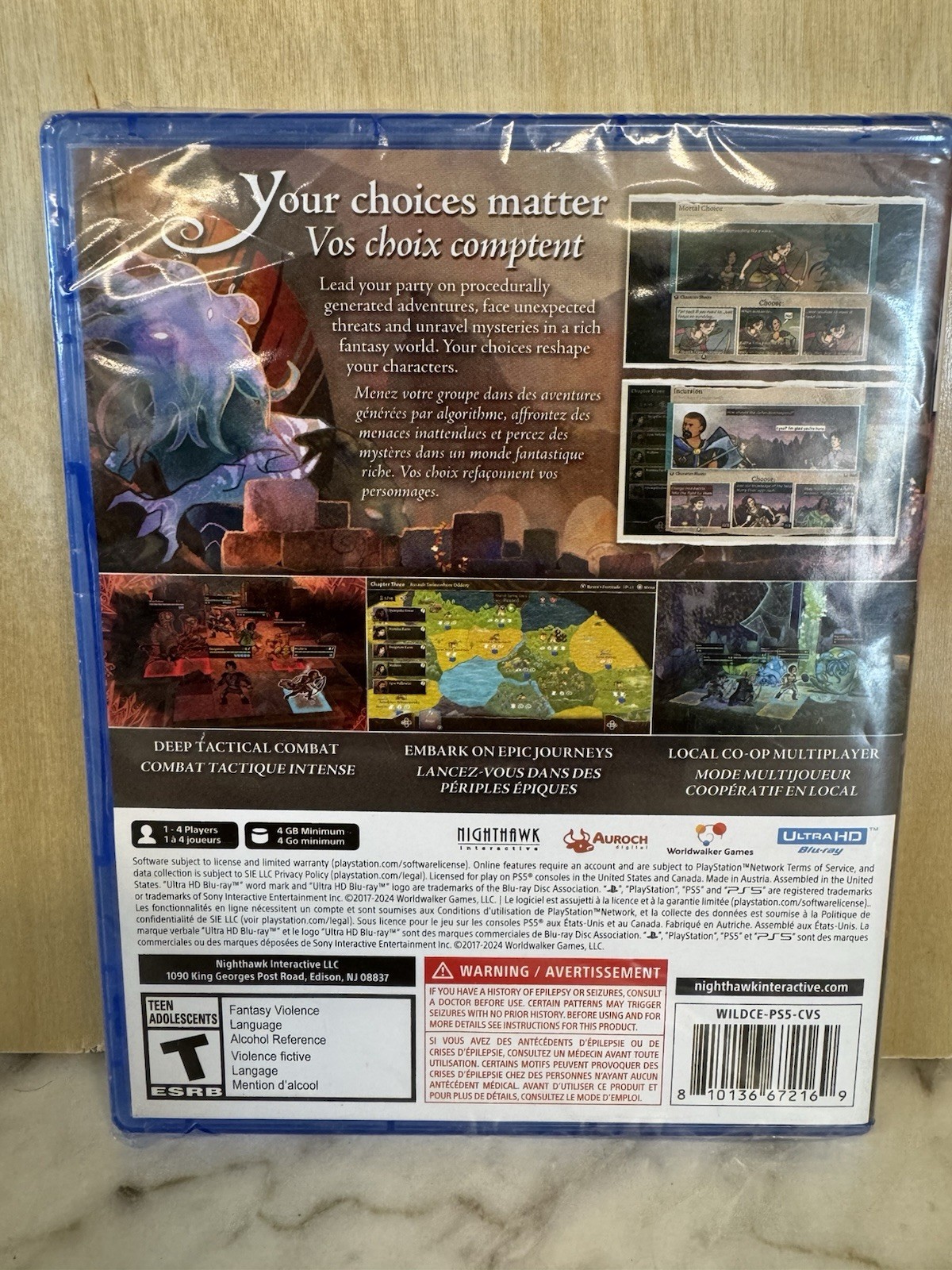 Wildermyth PS5 Game by Nighthawk Interactive 2024 Physical Monster Compendium
