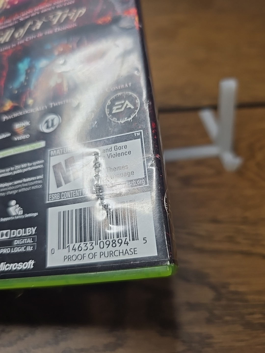 Shadows of the Damned Xbox 360 2011 BOX CASE W MANUAL ONLY NO GAME