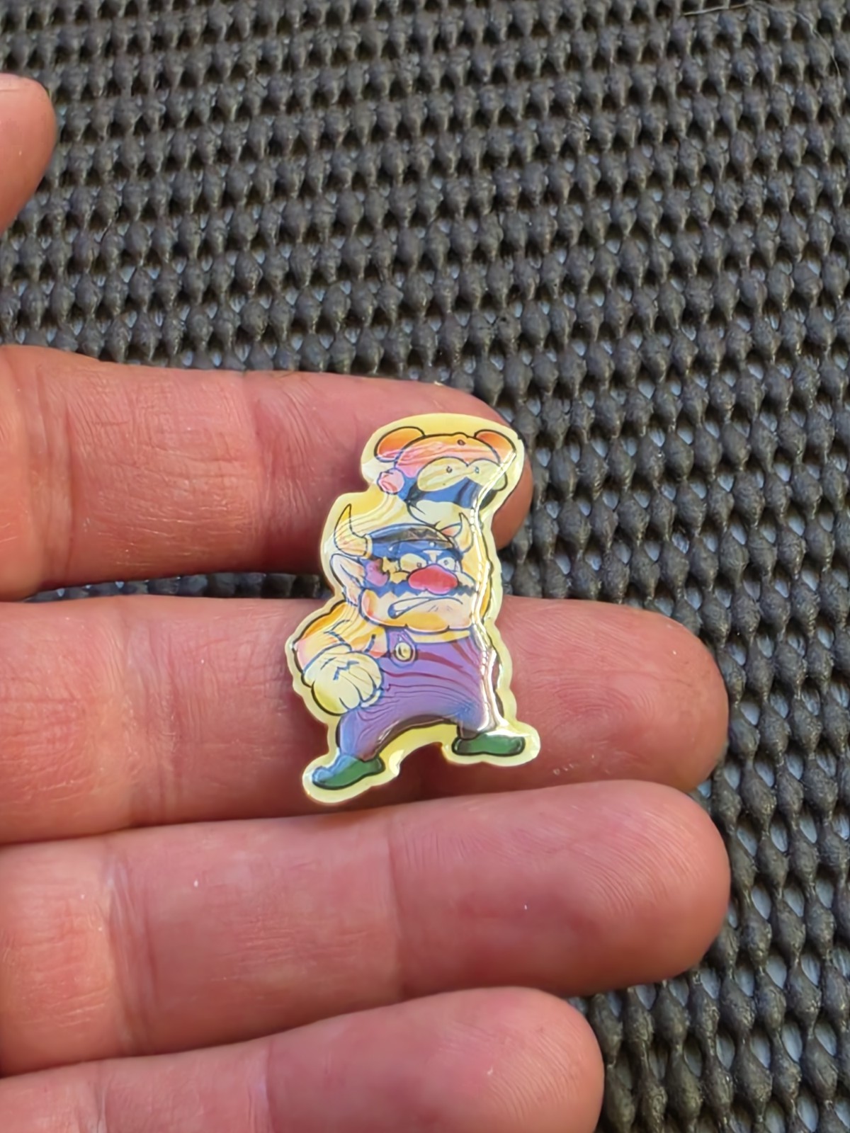 Vintage Nintendo Wario Land Pin Badge Nagasakiya Rare Retro NES Game Boy GB GBC