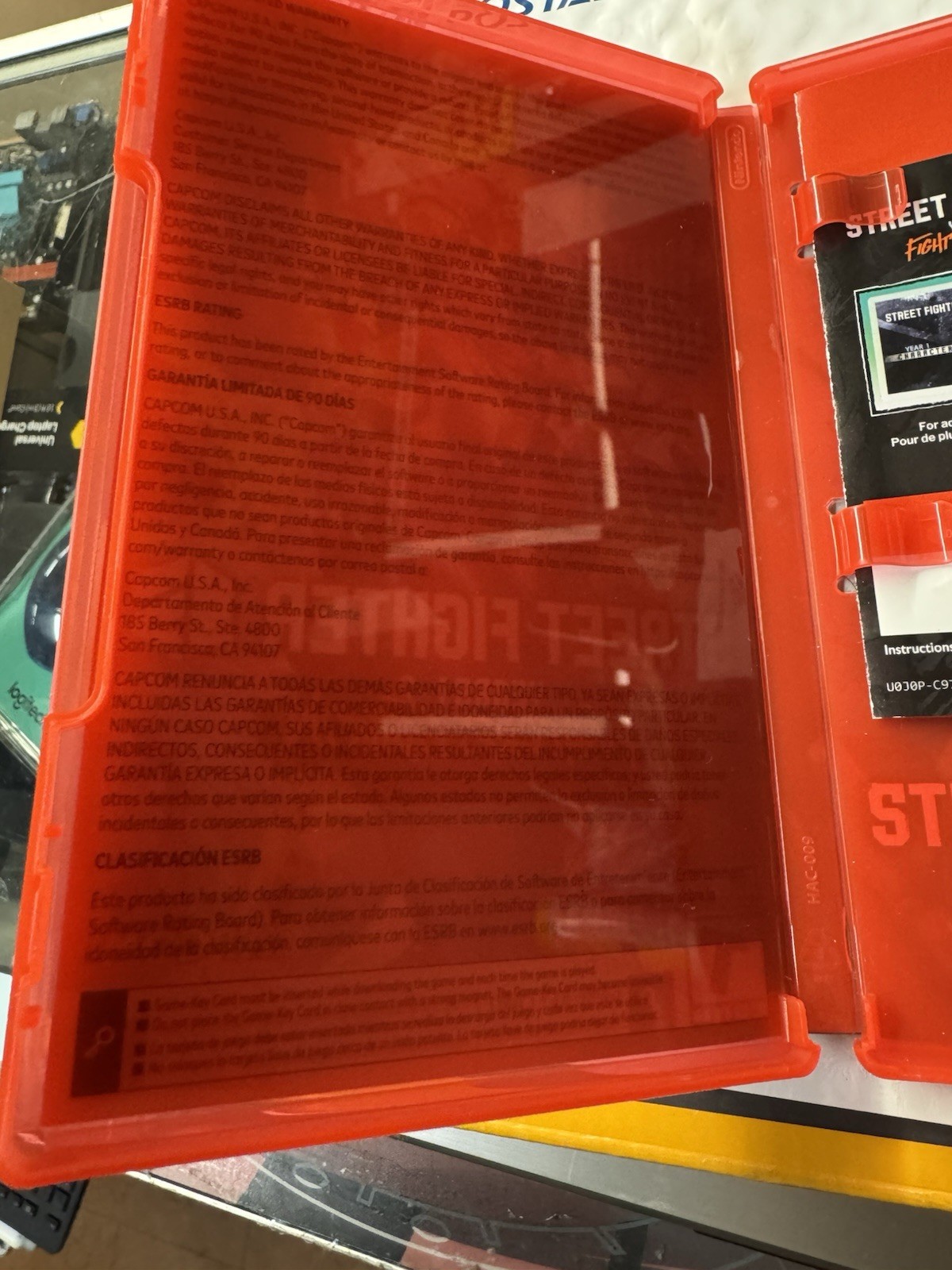Street Fighter 6 Year 1-2 Fighters Edition Nintendo Switch Game No Box Cartridge