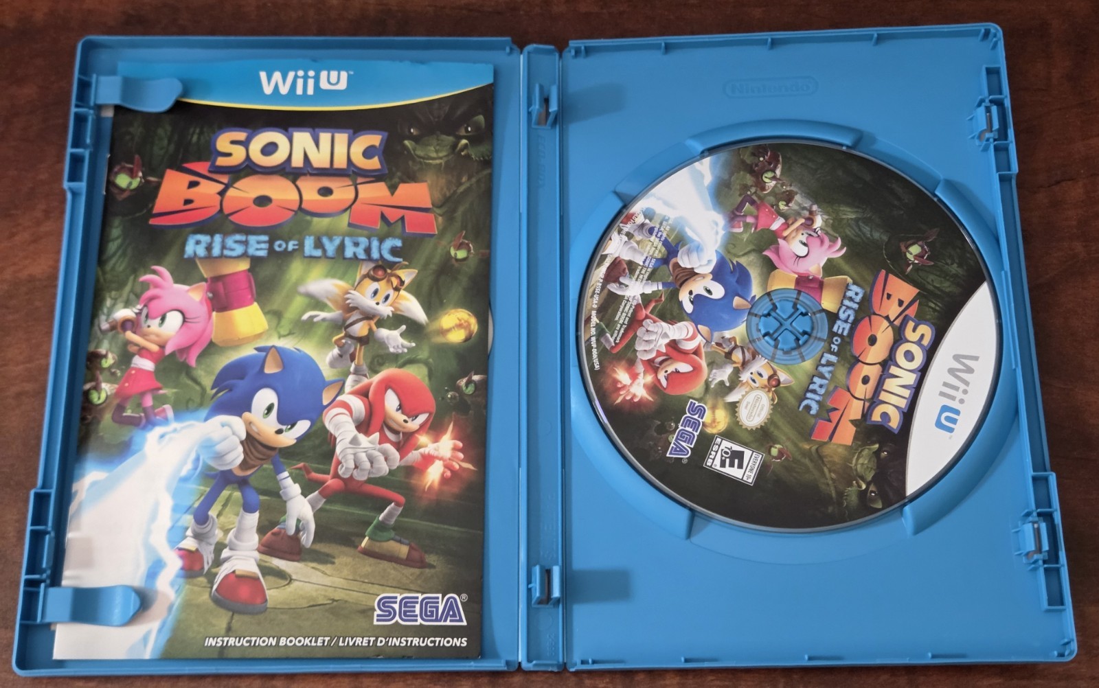 Sonic Boom Rise of Lyric – Nintendo Wii U – Includes Manual