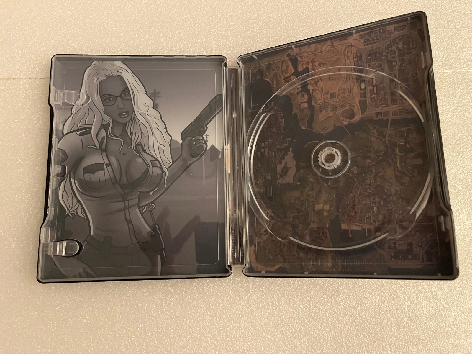 Grand Theft Auto San Andreas CUSTOM G2 Steelbook Case PS3/XBOX (NO GAME)