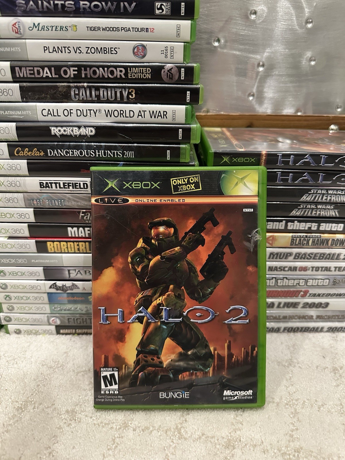 Halo 2 (Microsoft Xbox) Complete CIB Tested MINT Disc