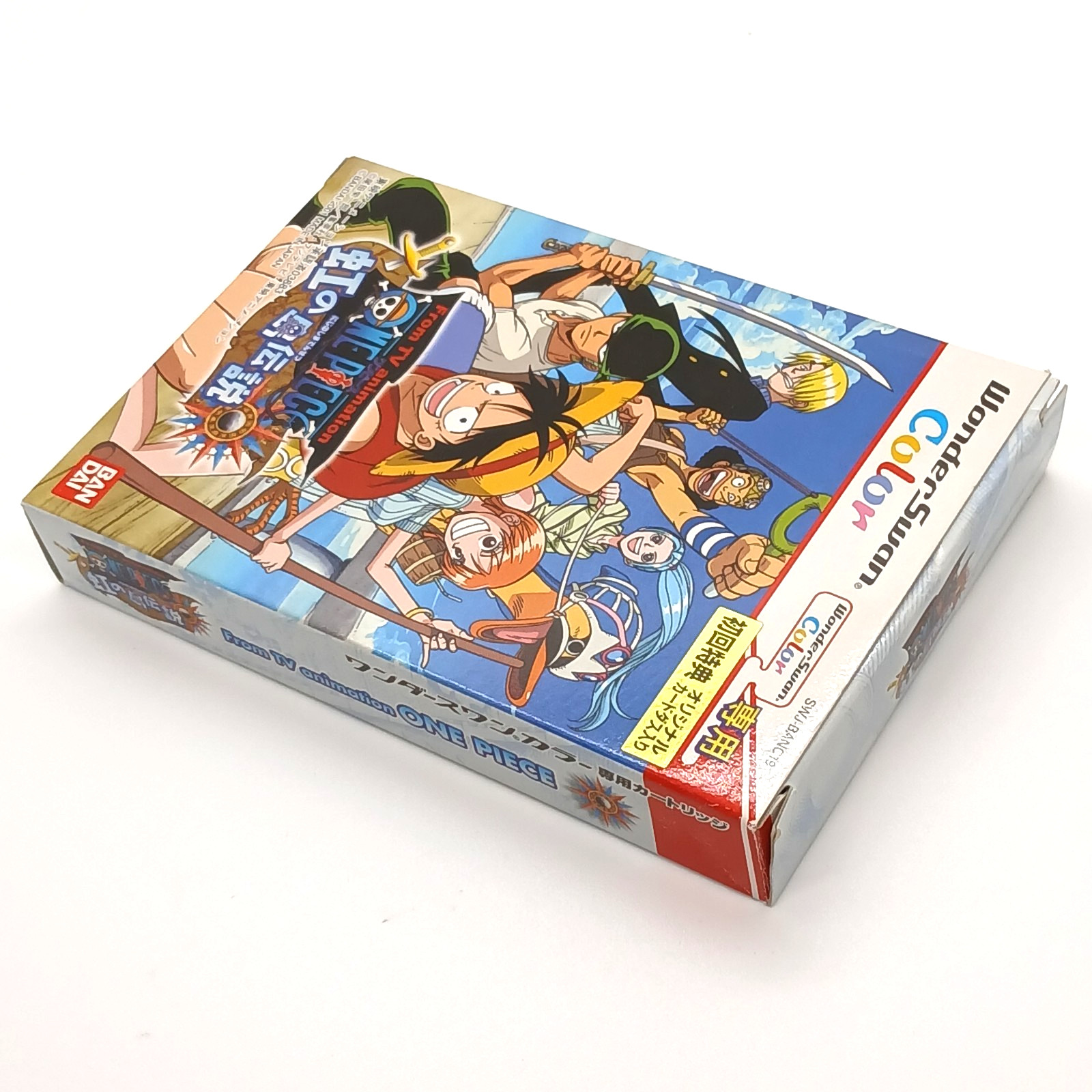 ONE PIECE Niji no Shima Densetsu WonderSwan Color Box Manual Japan SWJ-BANC19