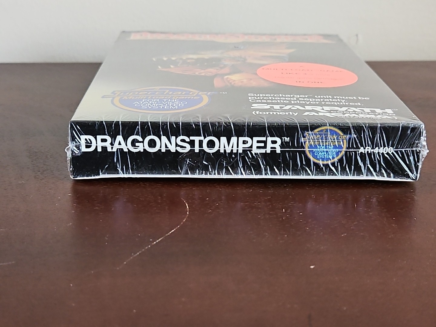 Vintage Rare Atari 2600 DragonStomper Starpath SuperCharger Cassette New Sealed