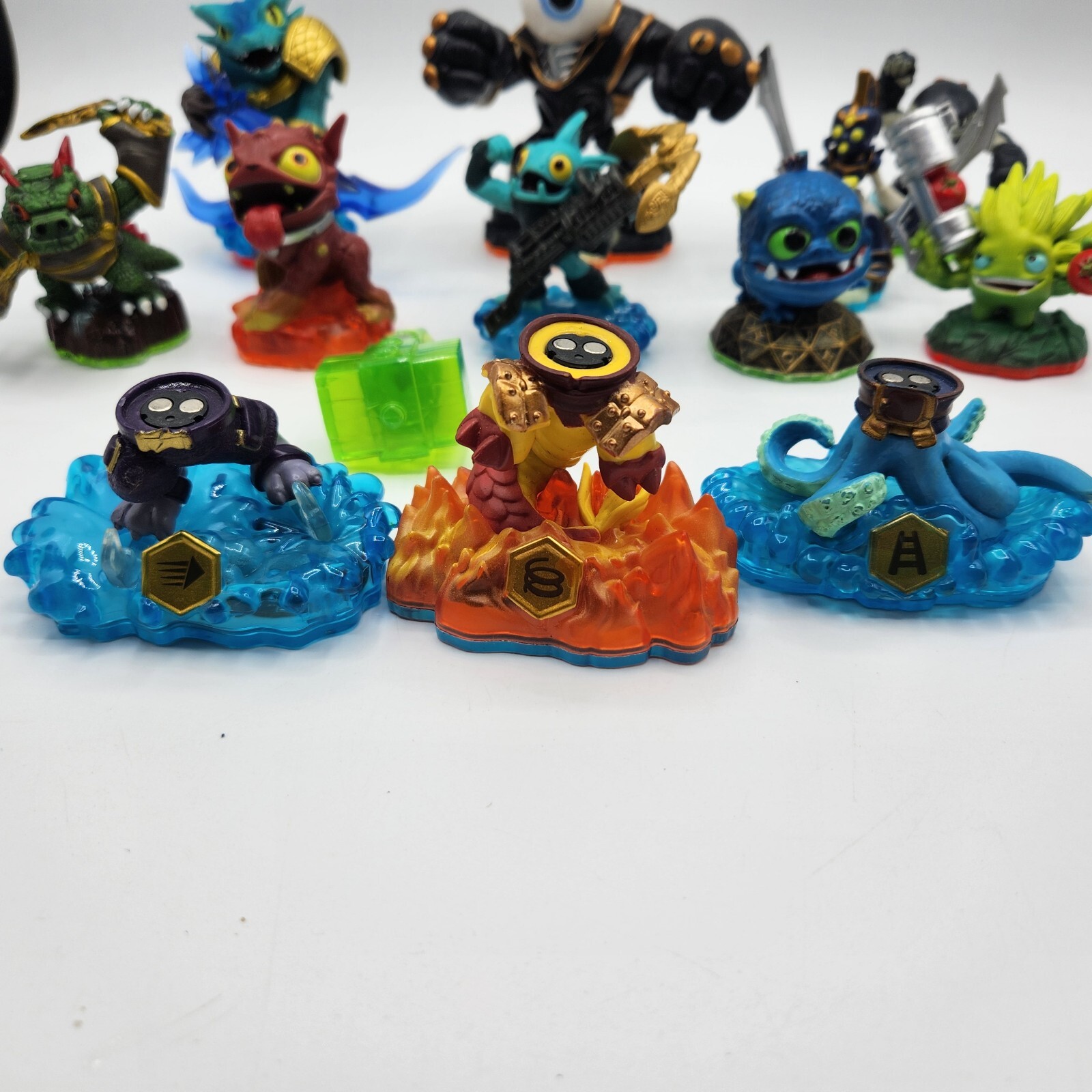 Skylanders Swap Force Lot Hot Dog Snapshot Dino Rang Eye Braul Snapshot Sky More
