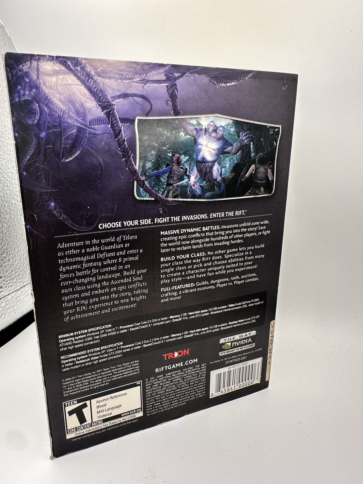 RIFT PC 2011 COMPUTER GAME for PC Complete