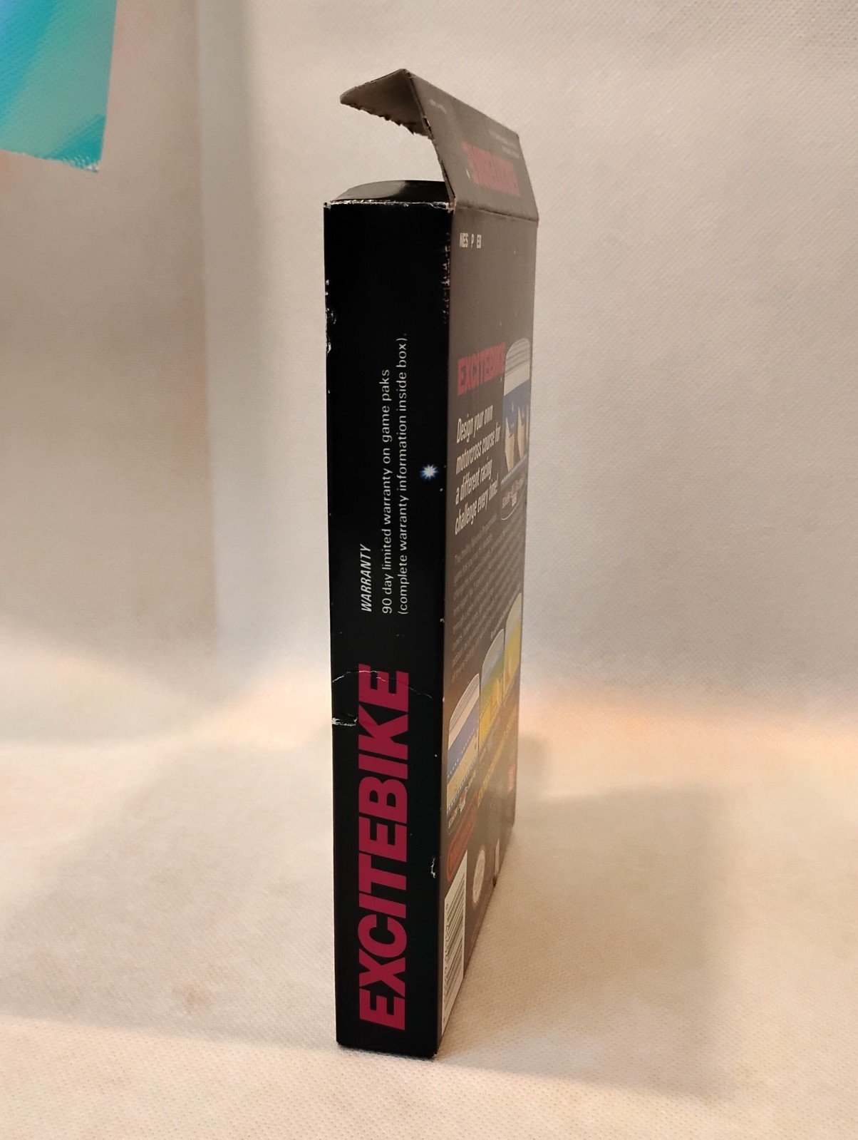 Excitebike, 1985 NES Nintendo, CIB oval seal USA, physical game, tested working