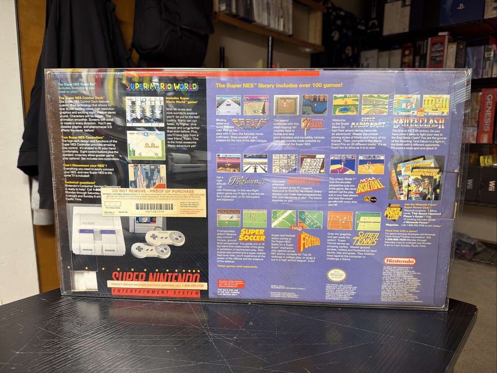 Super Nintendo Super Set Console Box Controllers Game. •READ DESCRIPTION!• SNES