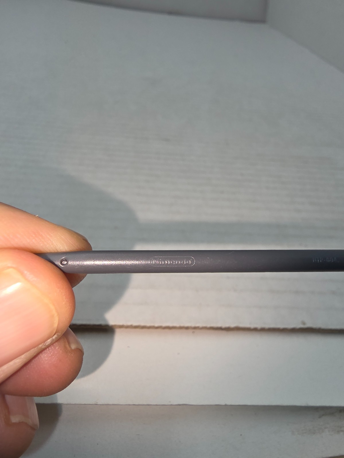 NEW Gray Grey Stylus pen for the Original Large Nintendo DS System Black Tip P14