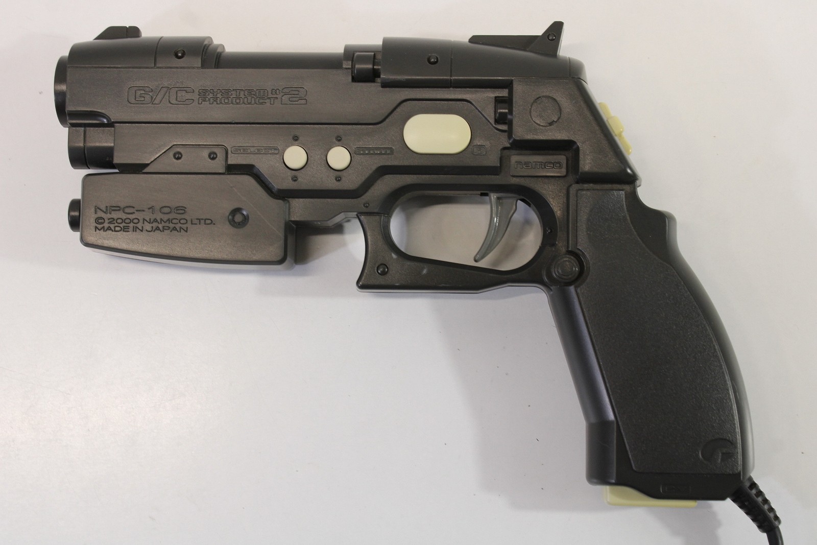 Namco NPC-106 GunCon 2 Light Gun Controller PS Playstation 2 PS2 Black Japan