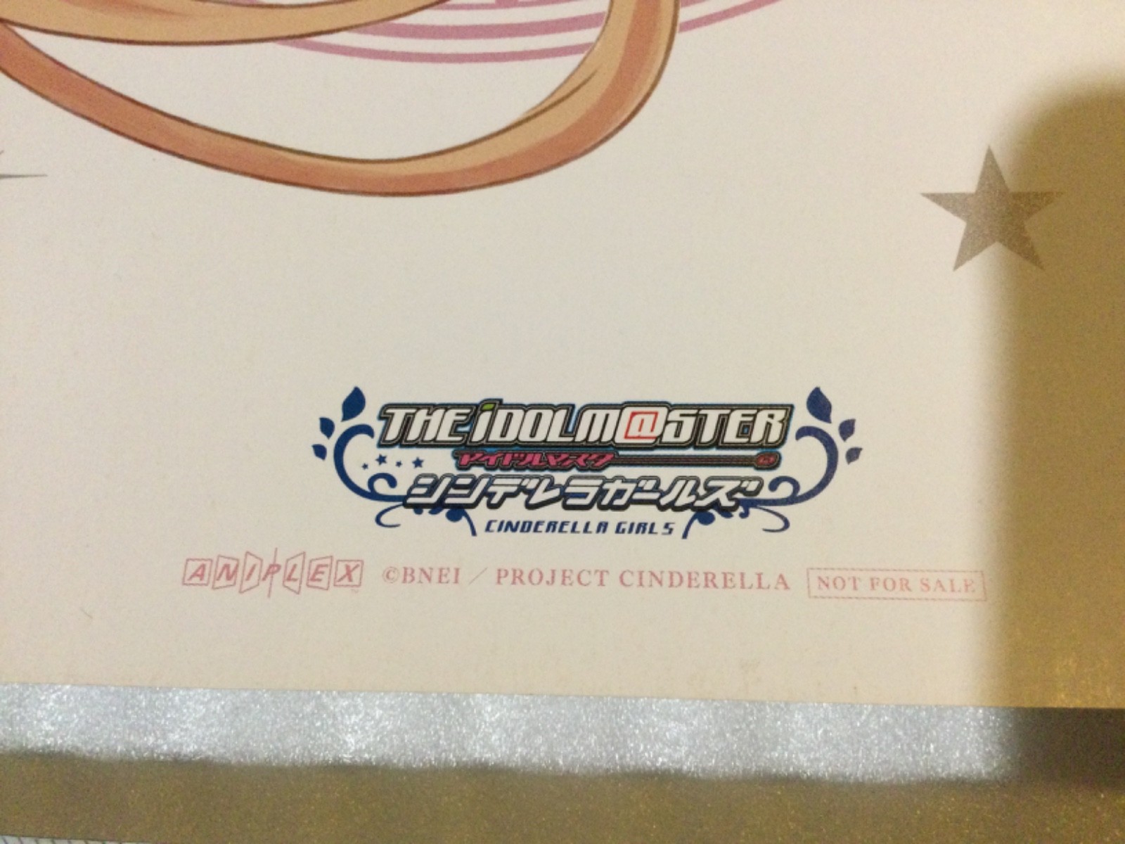 IDOLMASTER Cinderella Girls Limited Promo Poster 2-Sided Display Anime #2 RARE