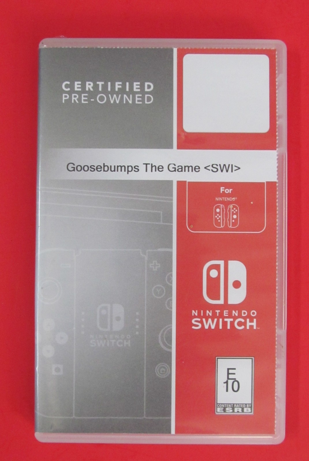 Goosebumps The Game Nintendo Switch Generic Case and Game