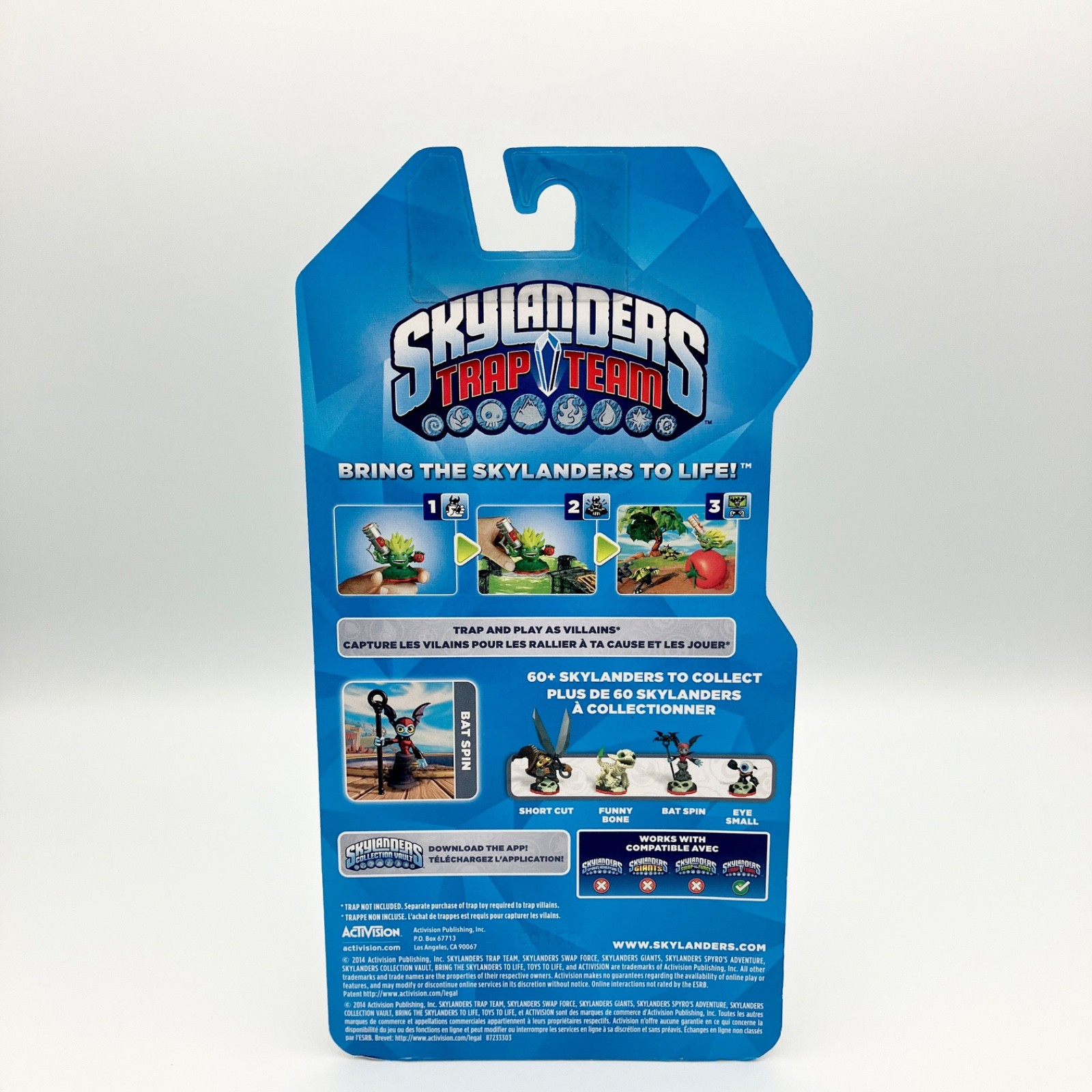 Skylanders Trap Team Bat Spin Figure Character NIB Activision NEW SEALED