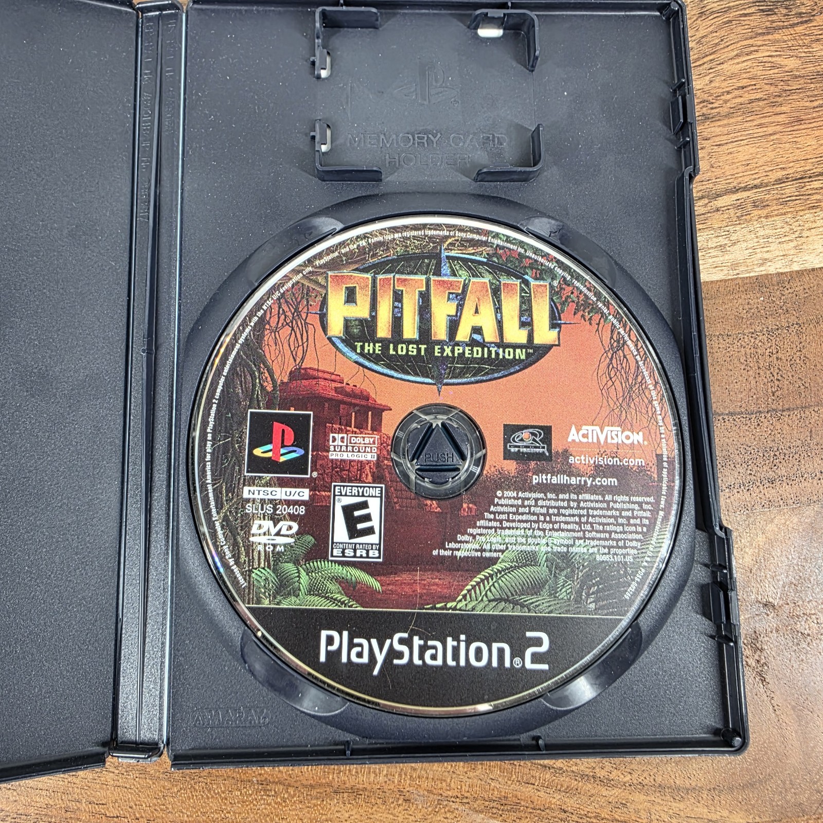 Pitfall The Lost Expedition PlayStation 2 PS2 Tested Working READ DESCRIPTION