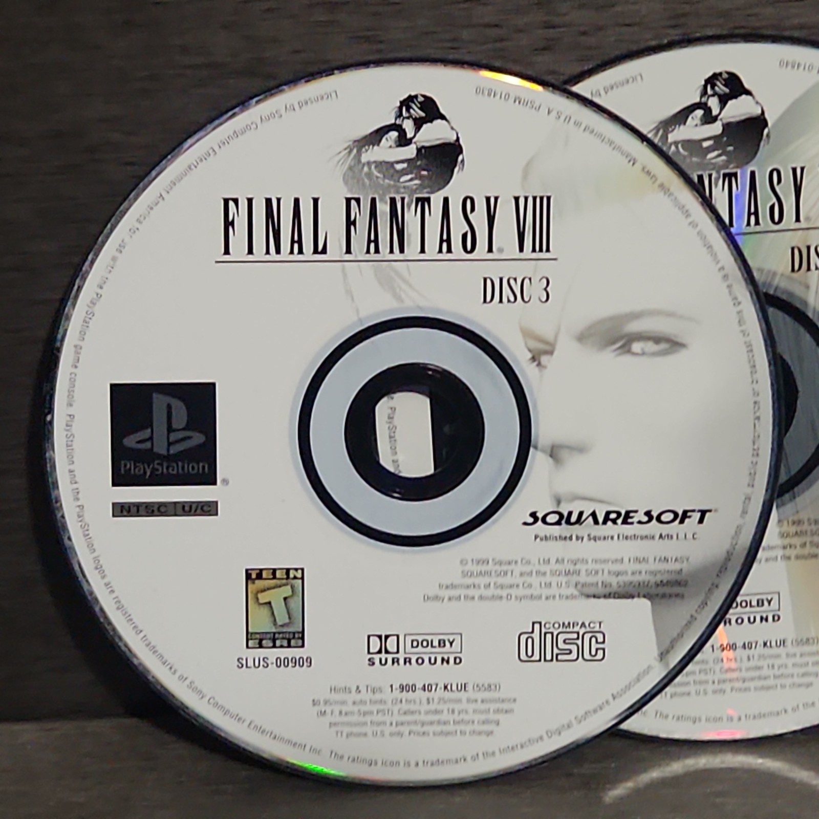Final Fantasy VIII 8 PlayStation 1 PS1 Game Discs Refurbished 1 2 3 4 All