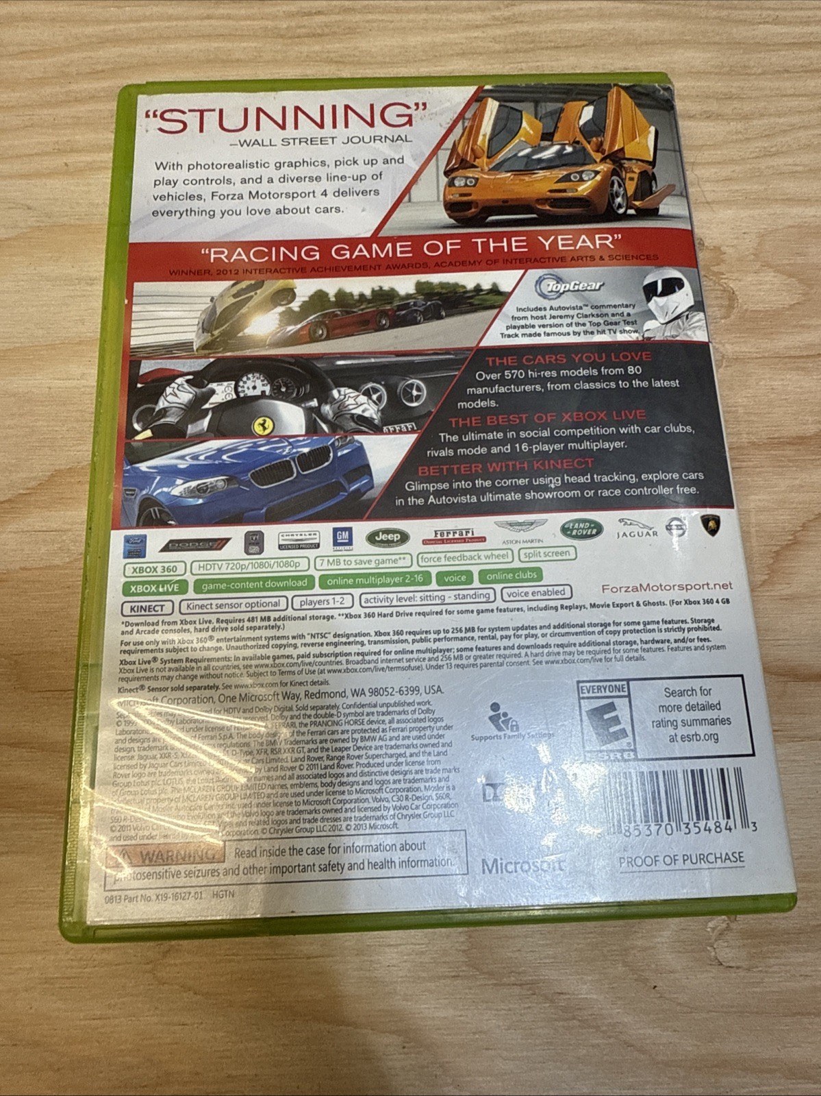 Forza Motorsport 4 (Microsoft Xbox 360, 2011) CIB. Verified Working – Fast Ship!