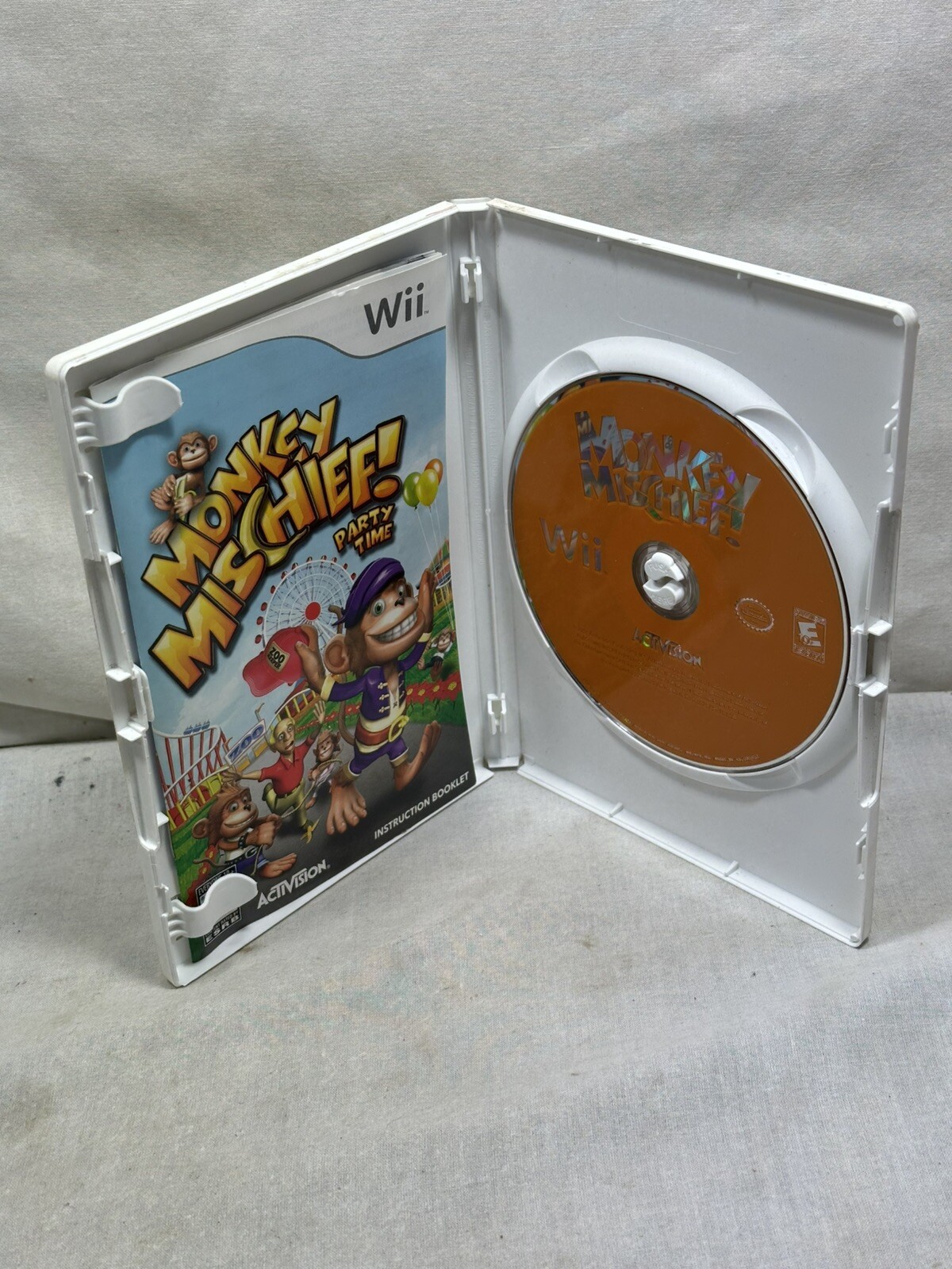 Monkey Mischief Party Time (Nintendo Wii, 2008) Complete and Tested