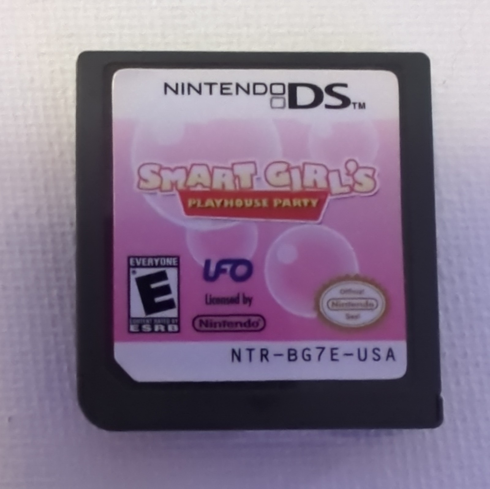 UFO Smart Girl’s Playhouse Party Nintendo DS Game w/manual E NTSC-U/C