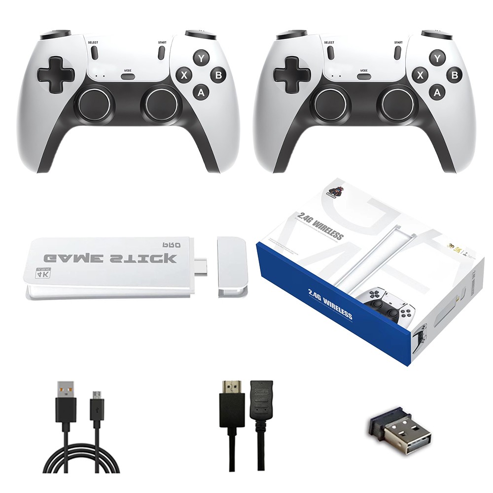 M15 Video Game Console 30000+ Games TV Stick 64GB HDMI 2 Wireless Controller ACK