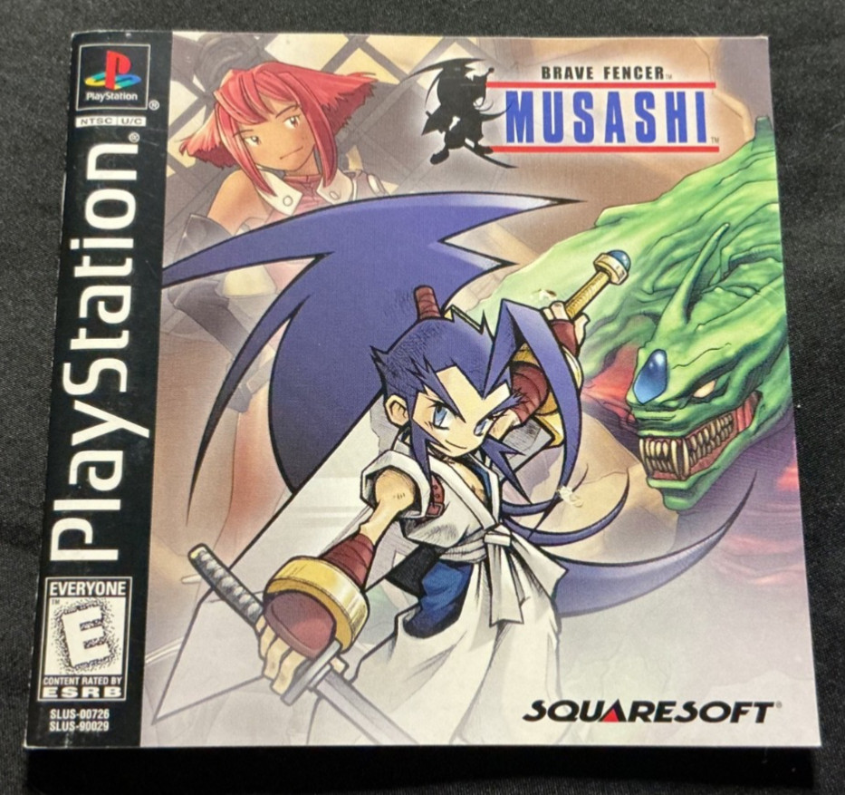 **PS1 PlayStation 1 Brave Fencer Musashi CIB + demo disc**