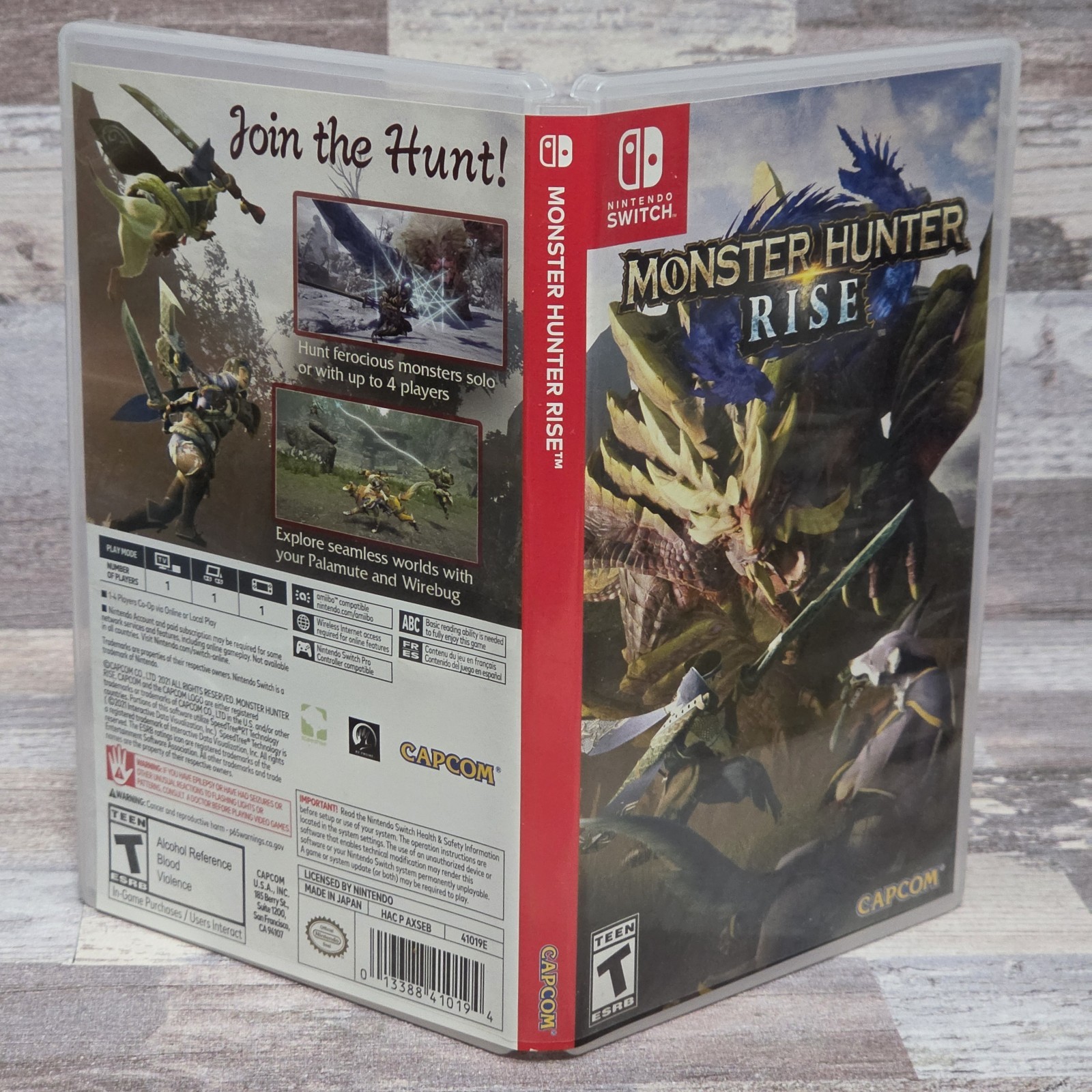 Monster Hunter Rise Nintendo Switch Complete CIB Tested