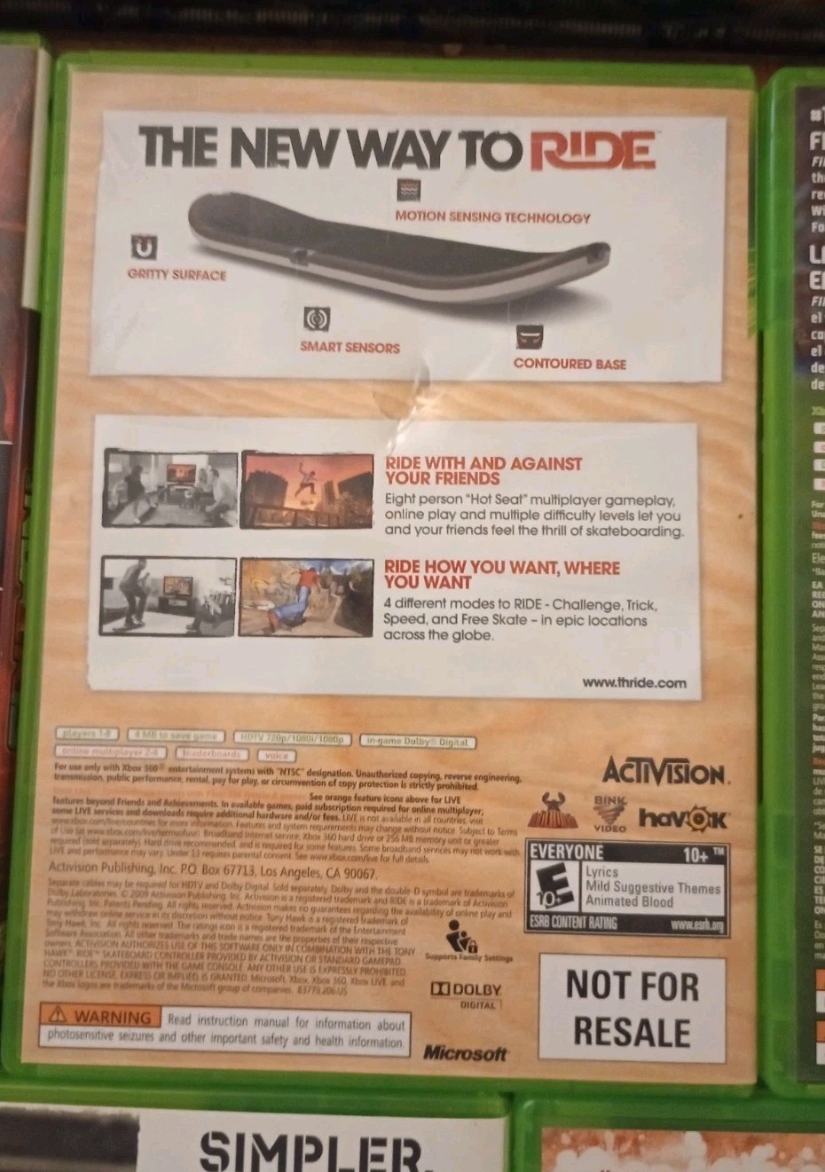 7 XBOX 360 Games Madden NFL 10,11,12,13,FIFA Soccer 12,Tony Hawke Ride,NBA 2K13