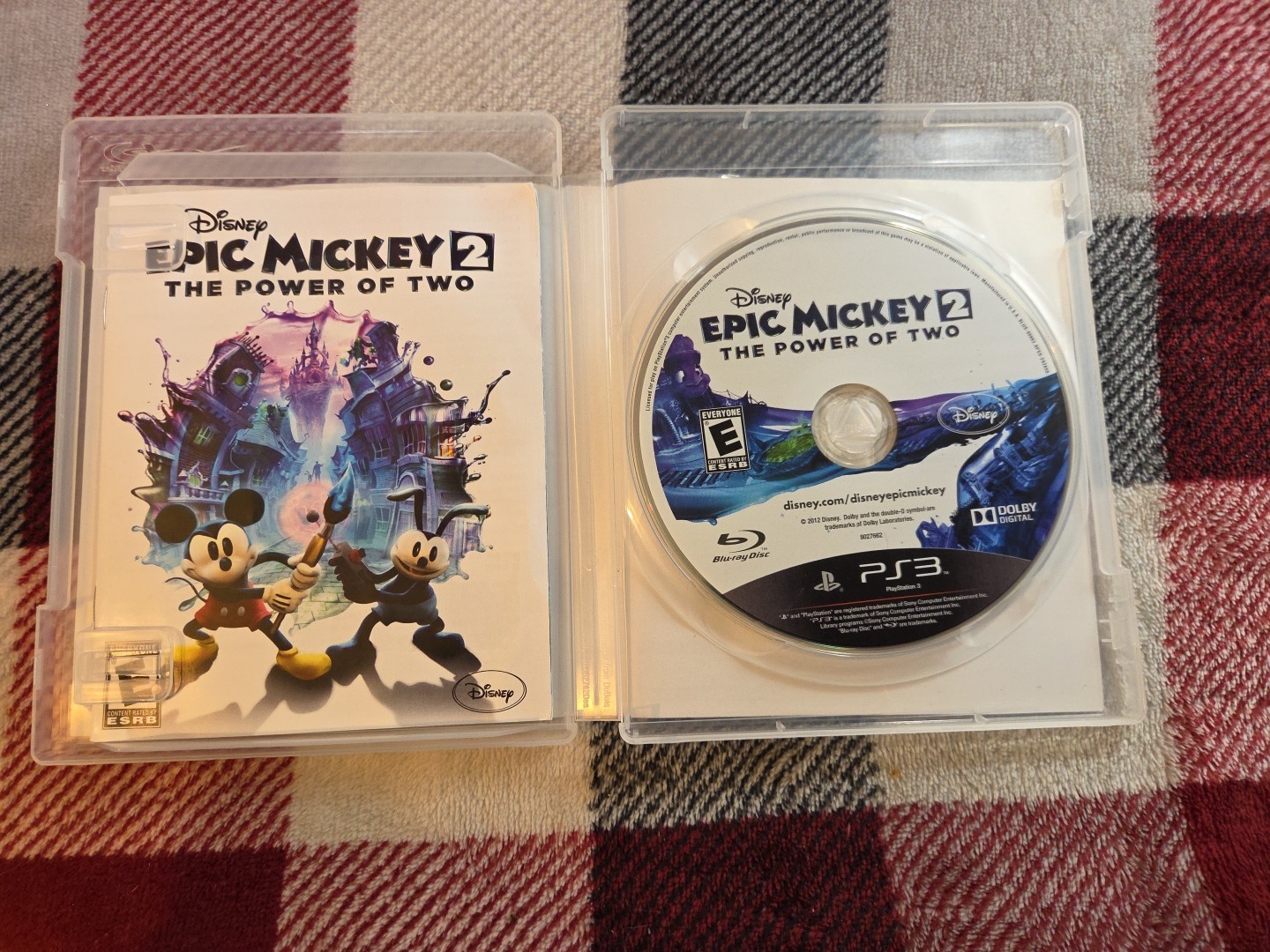 Disney Epic Mickey 2 The Power of Two PS3 | Disc In Good Cond READ EX library