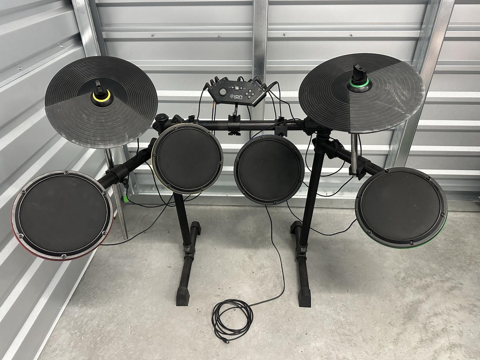 ION Drum Rocker Premium Drum Kit Xbox 360 Rock Band 2 3 – Read Description