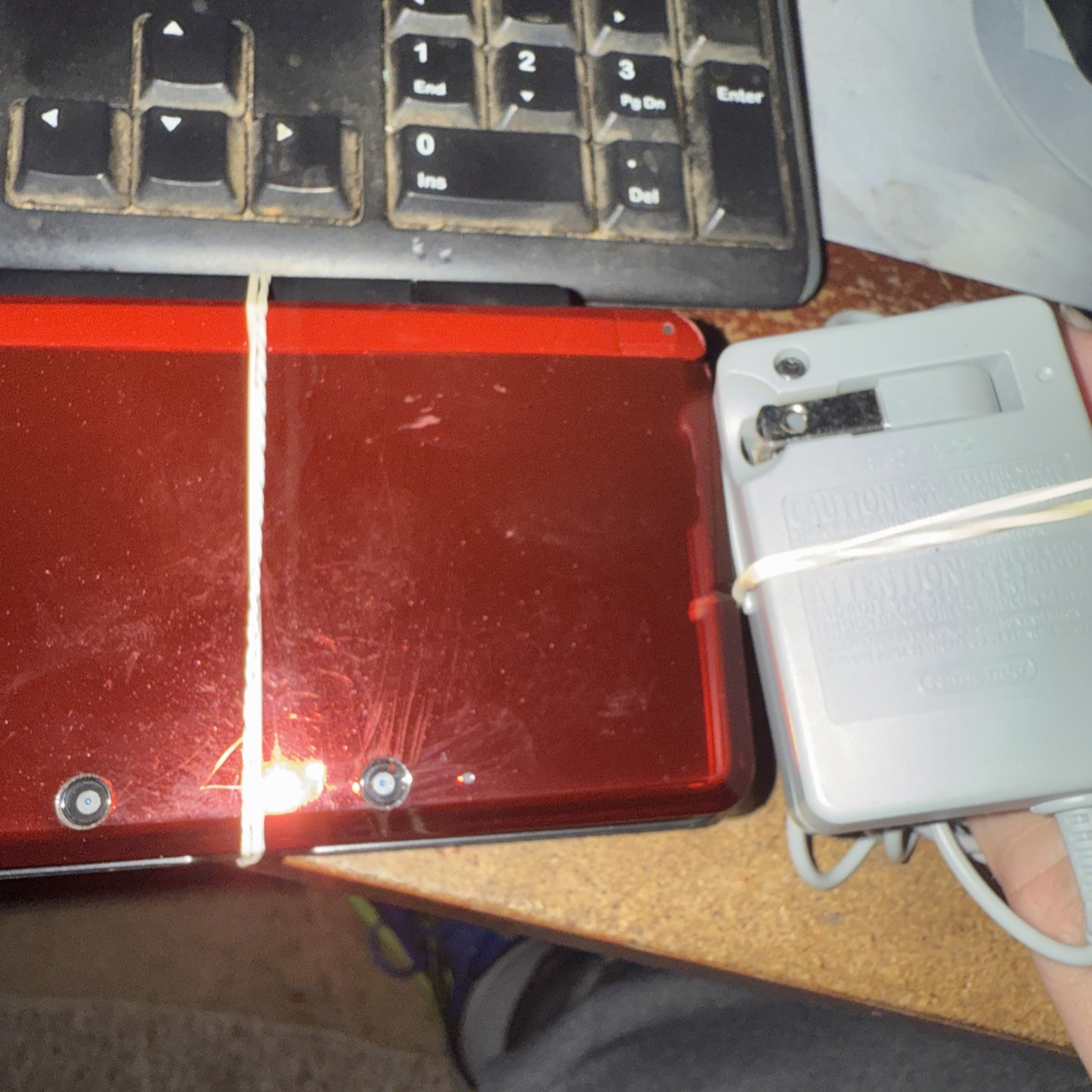 Nintendo 3DS – Flame Red Tested Works Great